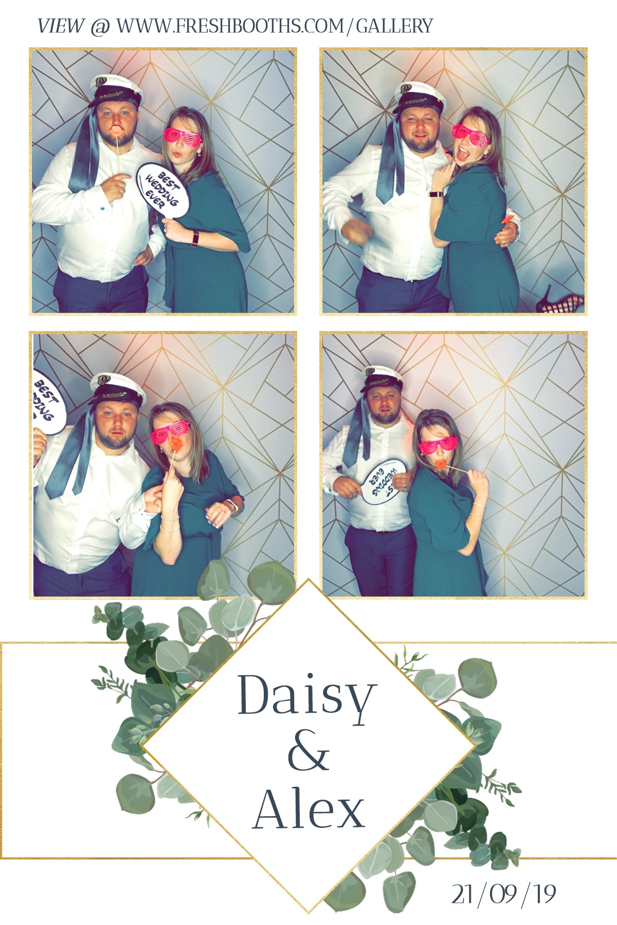 Daisy & Alex Wedding - GIF Station | View more photos from the event at gallery.freshbooths.com/u/FreshBooths/Daisy-Alex-Wedding-GIF-Station