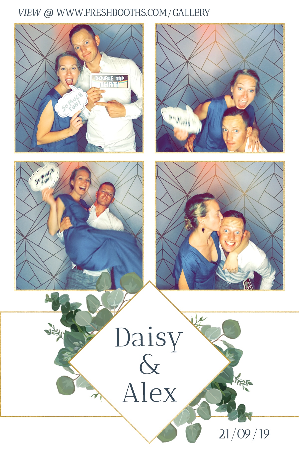 Daisy & Alex Wedding - GIF Station | View more photos from the event at gallery.freshbooths.com/u/FreshBooths/Daisy-Alex-Wedding-GIF-Station