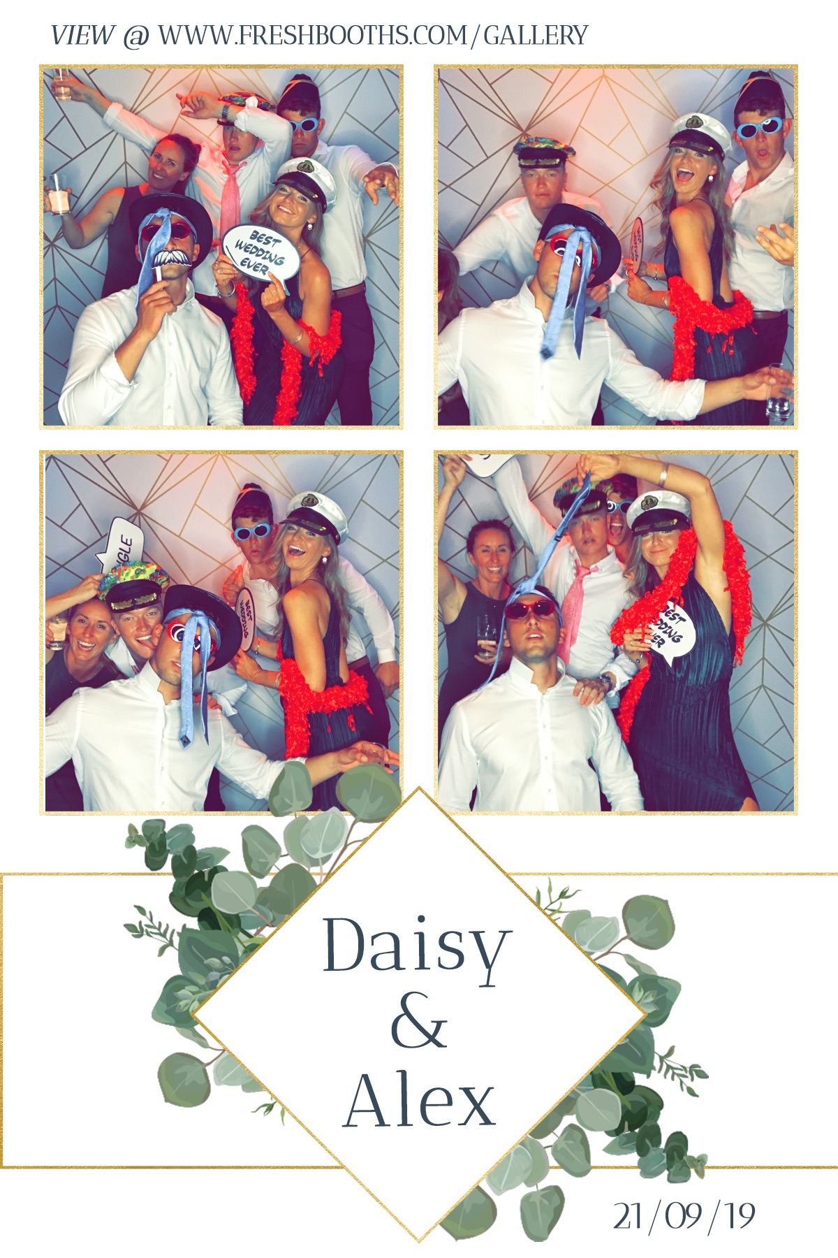 Daisy & Alex Wedding - GIF Station | View more photos from the event at gallery.freshbooths.com/u/FreshBooths/Daisy-Alex-Wedding-GIF-Station