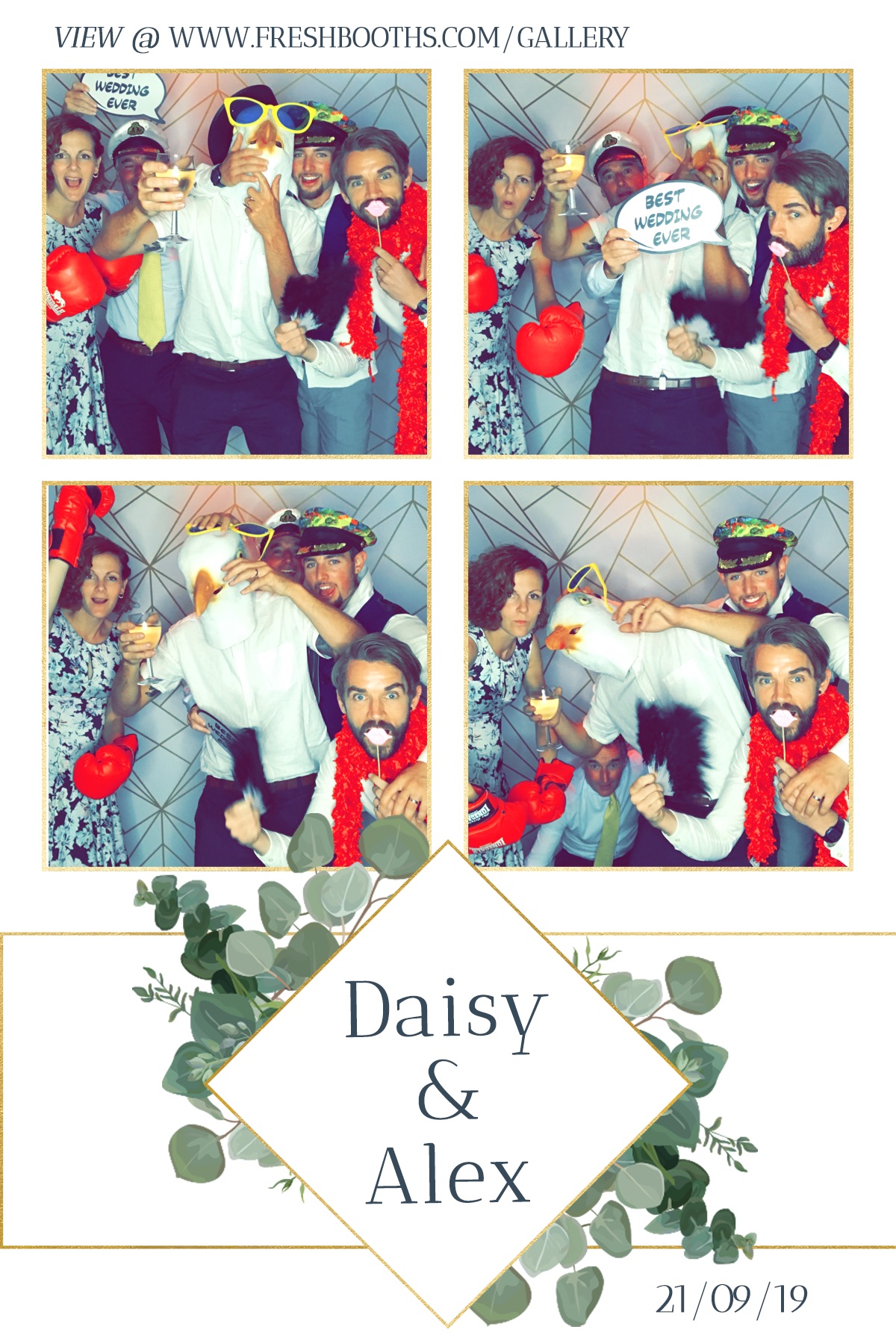 Daisy & Alex Wedding - GIF Station | View more photos from the event at gallery.freshbooths.com/u/FreshBooths/Daisy-Alex-Wedding-GIF-Station