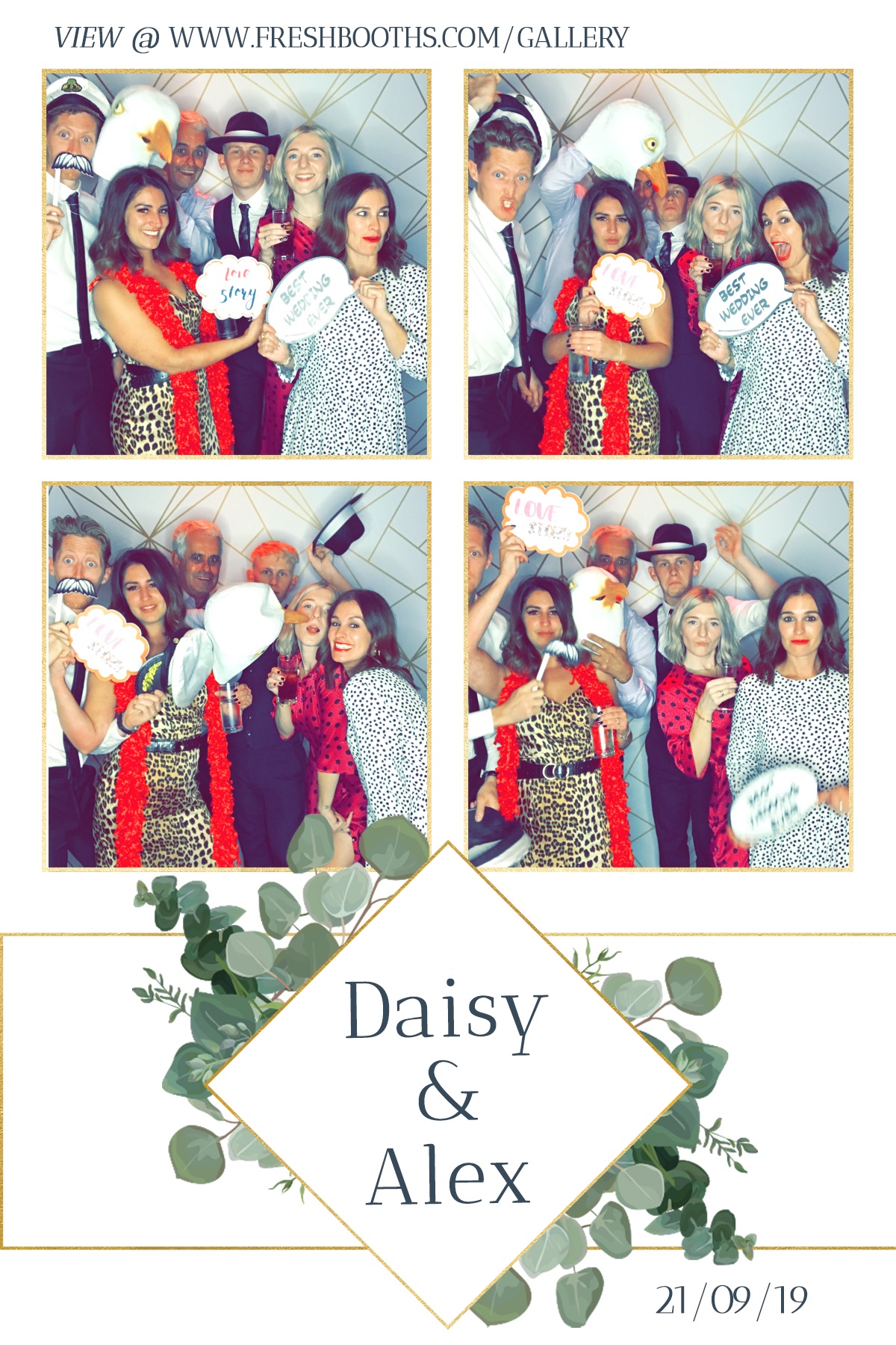 Daisy & Alex Wedding - GIF Station | View more photos from the event at gallery.freshbooths.com/u/FreshBooths/Daisy-Alex-Wedding-GIF-Station