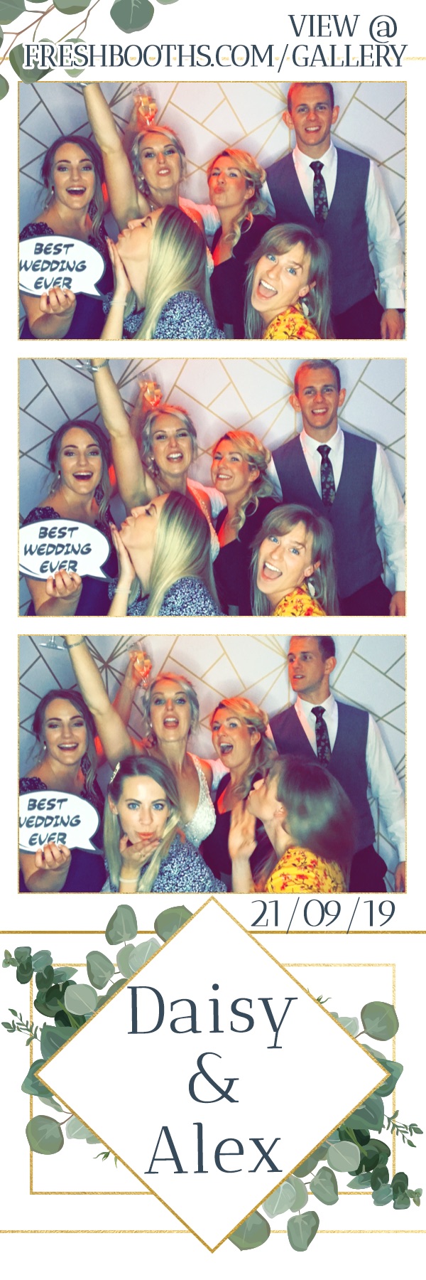 Daisy & Alex Wedding - GIF Station | View more photos from the event at gallery.freshbooths.com/u/FreshBooths/Daisy-Alex-Wedding-GIF-Station