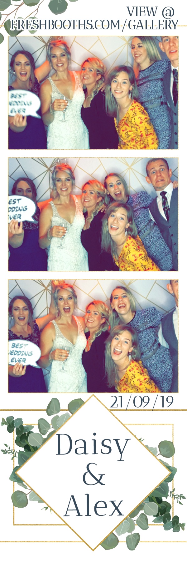 Daisy & Alex Wedding - GIF Station | View more photos from the event at gallery.freshbooths.com/u/FreshBooths/Daisy-Alex-Wedding-GIF-Station