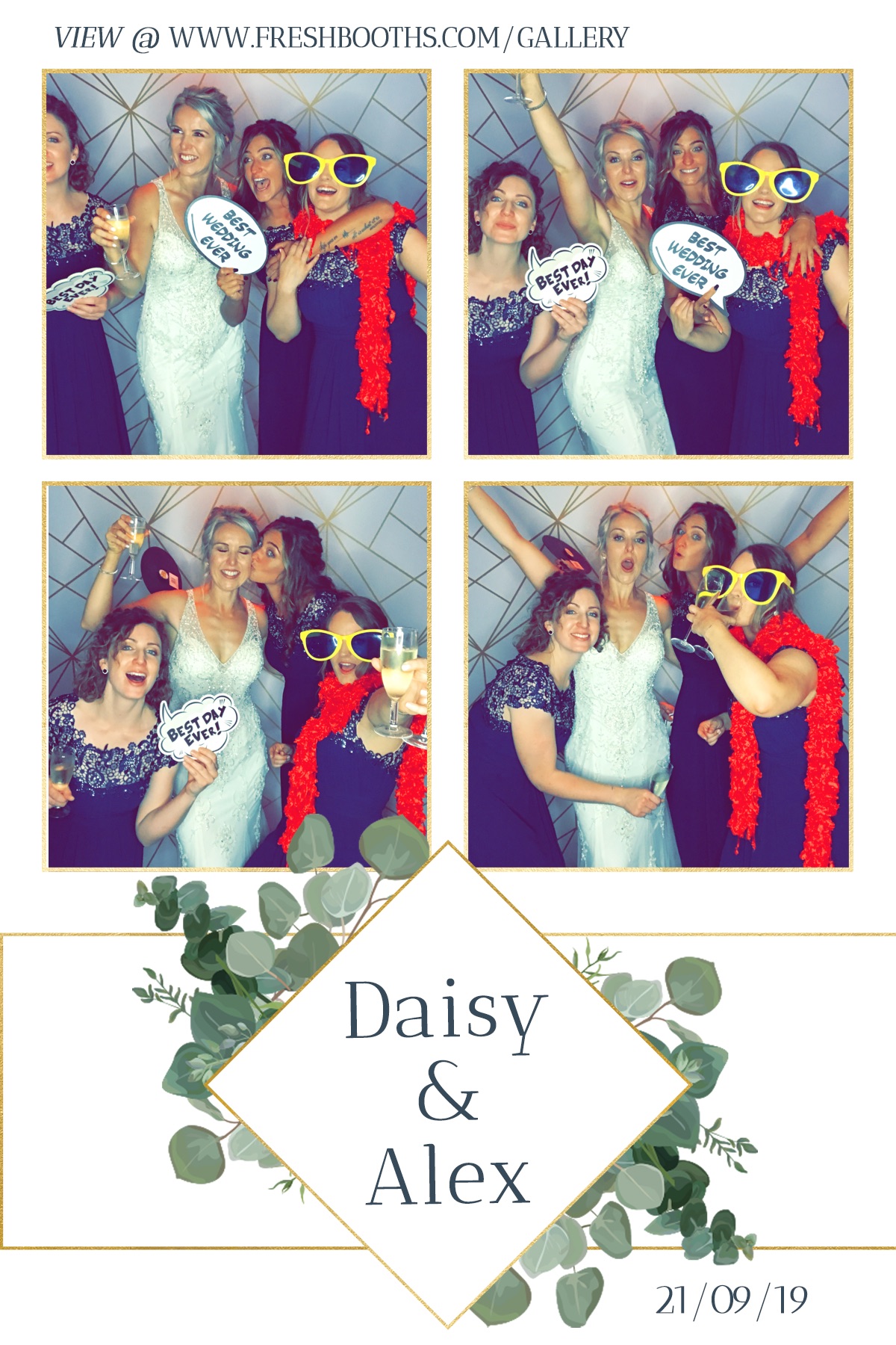 Daisy & Alex Wedding - GIF Station | View more photos from the event at gallery.freshbooths.com/u/FreshBooths/Daisy-Alex-Wedding-GIF-Station