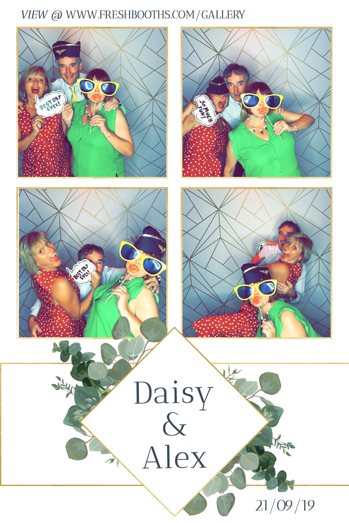 Daisy & Alex Wedding - GIF Station | View more photos from the event at gallery.freshbooths.com/u/FreshBooths/Daisy-Alex-Wedding-GIF-Station