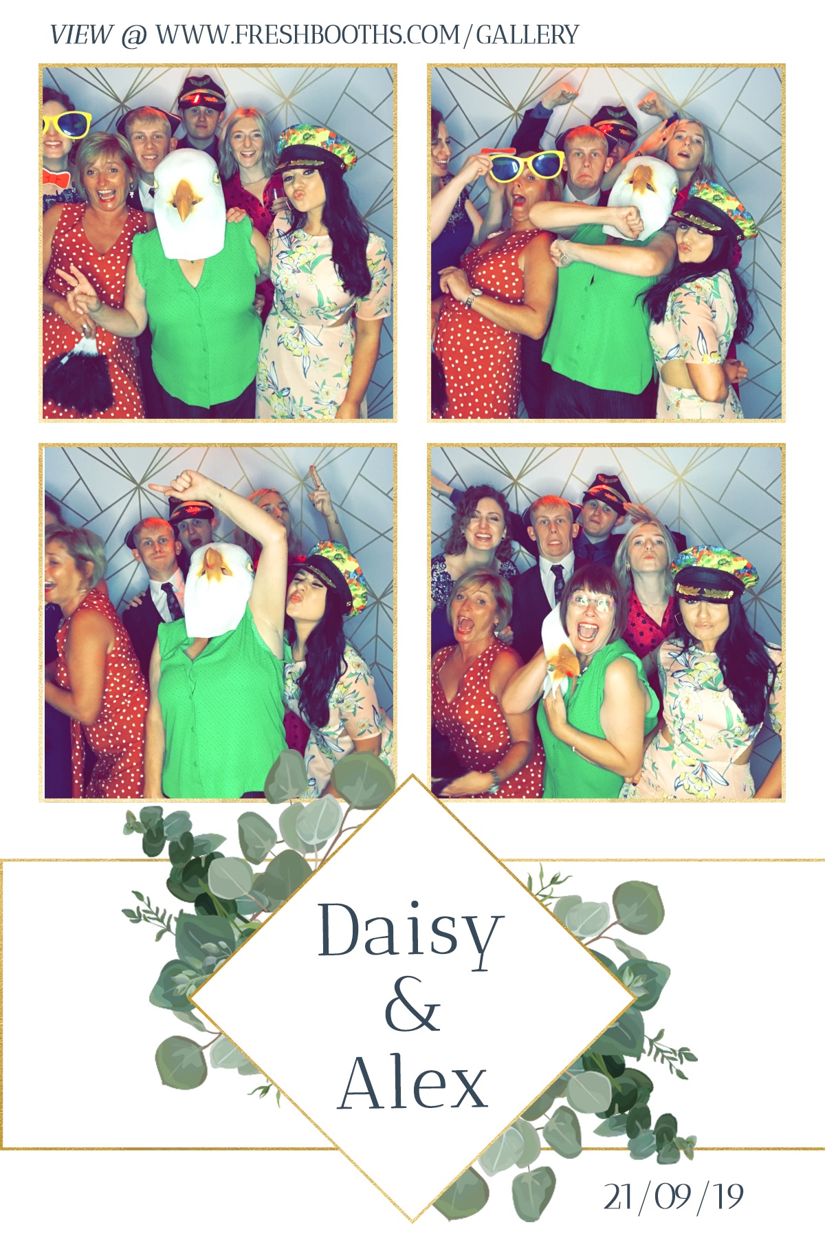 Daisy & Alex Wedding - GIF Station | View more photos from the event at gallery.freshbooths.com/u/FreshBooths/Daisy-Alex-Wedding-GIF-Station