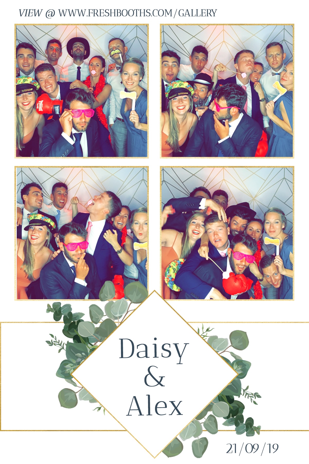 Daisy & Alex Wedding - GIF Station | View more photos from the event at gallery.freshbooths.com/u/FreshBooths/Daisy-Alex-Wedding-GIF-Station
