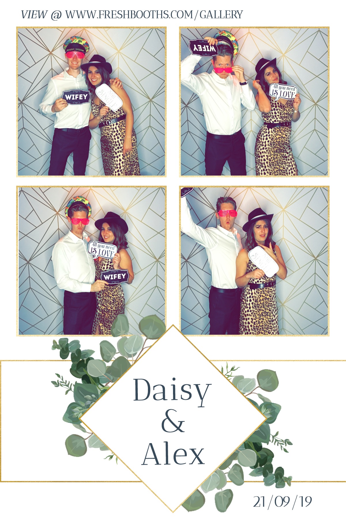 Daisy & Alex Wedding - GIF Station | View more photos from the event at gallery.freshbooths.com/u/FreshBooths/Daisy-Alex-Wedding-GIF-Station