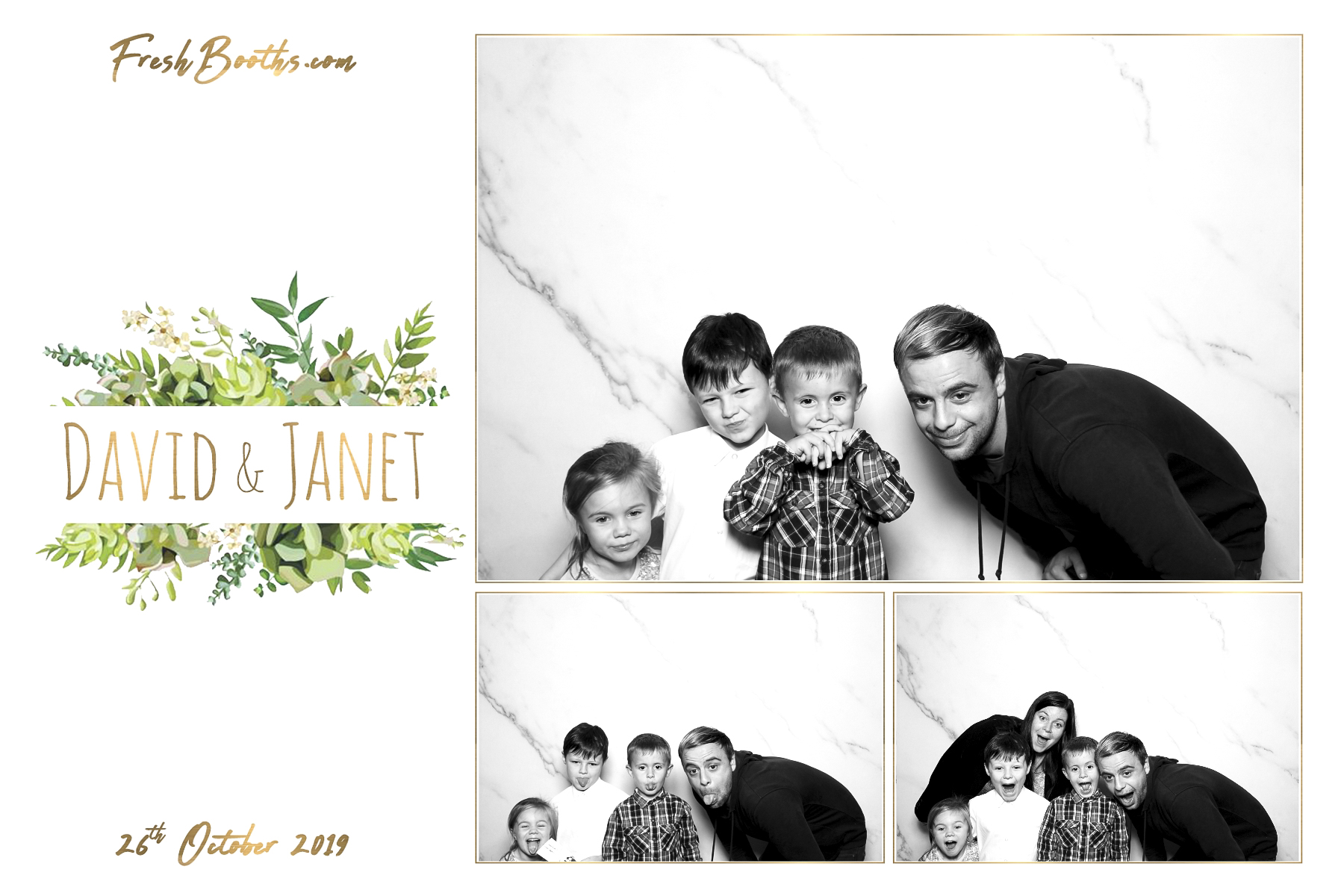 David & Janets Blessing - Classic Open Booth | View more photos from the event at gallery.freshbooths.com/u/FreshBooths/David-Janets-Blessing-Classic-Open-Booth