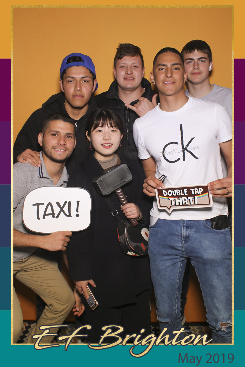 EF Brighton May 2019 - Selfie Mirror | View more photos from the event at gallery.freshbooths.com/u/FreshBooths/EF-Brighton-May-2019-Selfie-Mirror