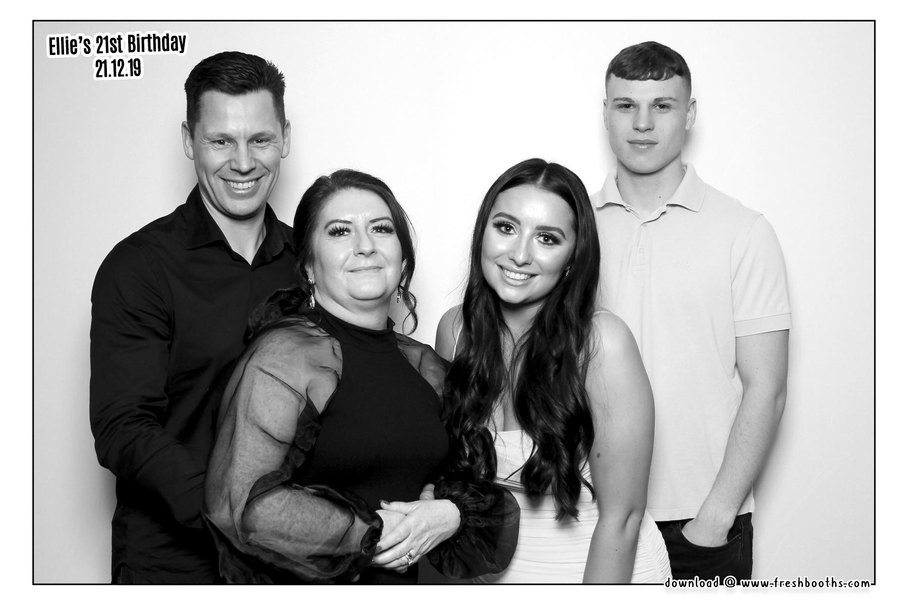 Ellie's 21st Birthday - Classic Open Booth | View more photos from the event at gallery.freshbooths.com/u/FreshBooths/Ellies-21st-Birthday-Classic-Open-Booth