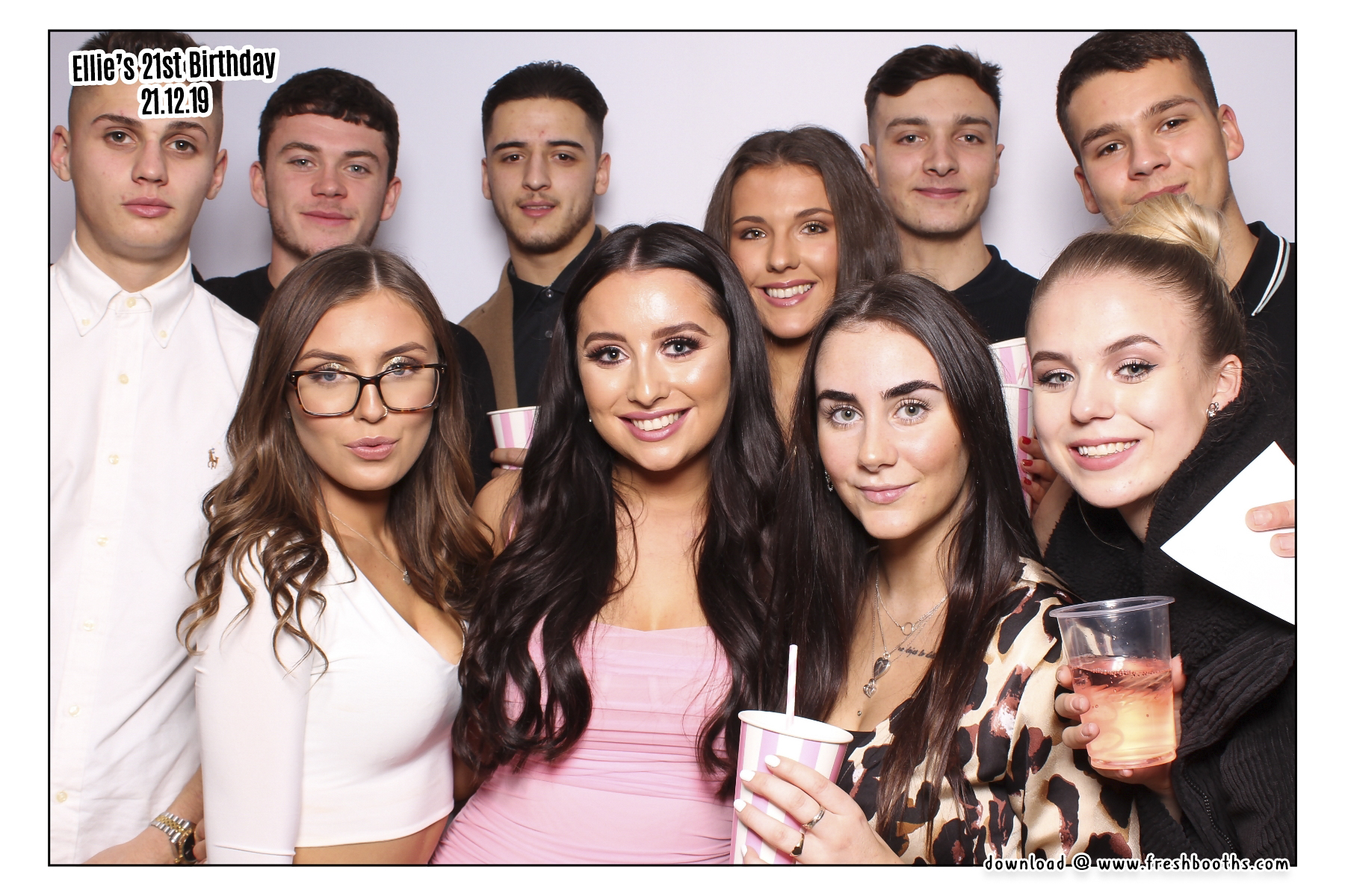 Ellie's 21st Birthday - Classic Open Booth | View more photos from the event at gallery.freshbooths.com/u/FreshBooths/Ellies-21st-Birthday-Classic-Open-Booth