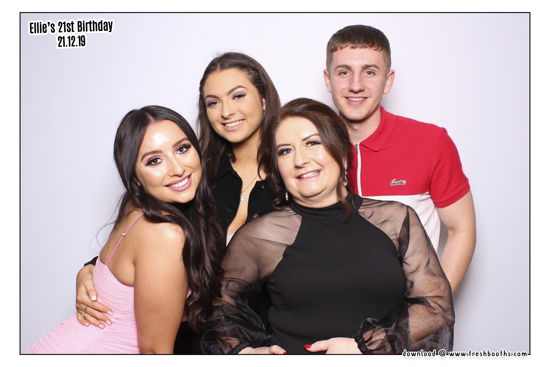 Ellie's 21st Birthday - Classic Open Booth | View more photos from the event at gallery.freshbooths.com/u/FreshBooths/Ellies-21st-Birthday-Classic-Open-Booth