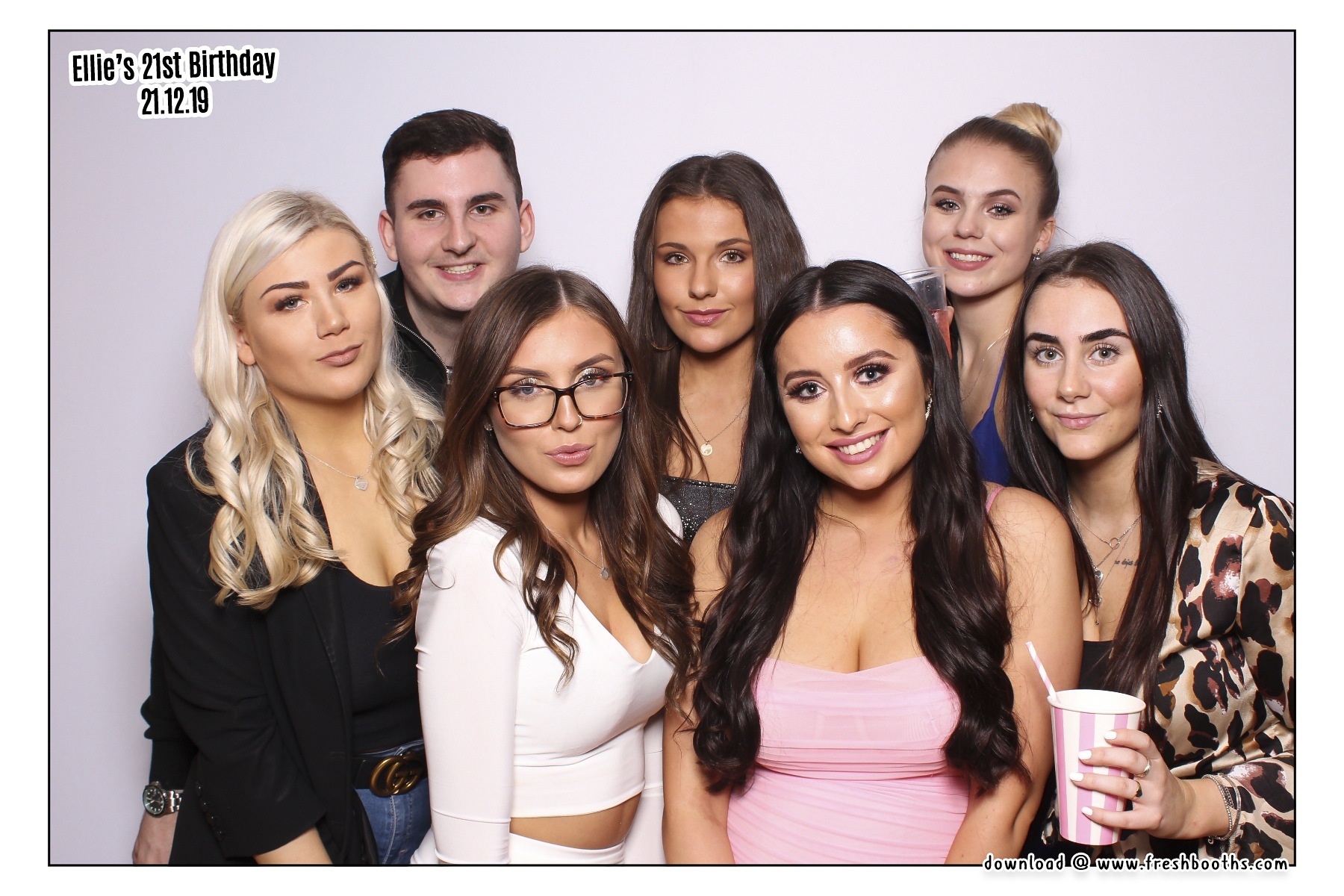 Ellie's 21st Birthday - Classic Open Booth | View more photos from the event at gallery.freshbooths.com/u/FreshBooths/Ellies-21st-Birthday-Classic-Open-Booth