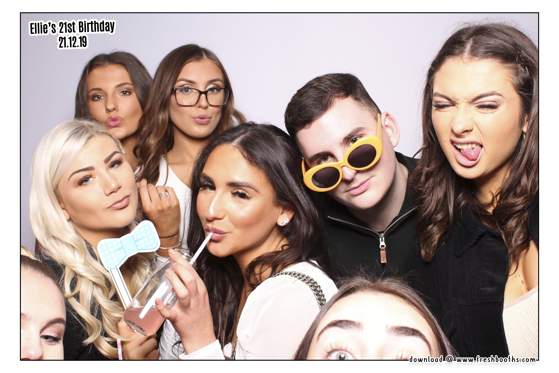 Ellie's 21st Birthday - Classic Open Booth | View more photos from the event at gallery.freshbooths.com/u/FreshBooths/Ellies-21st-Birthday-Classic-Open-Booth