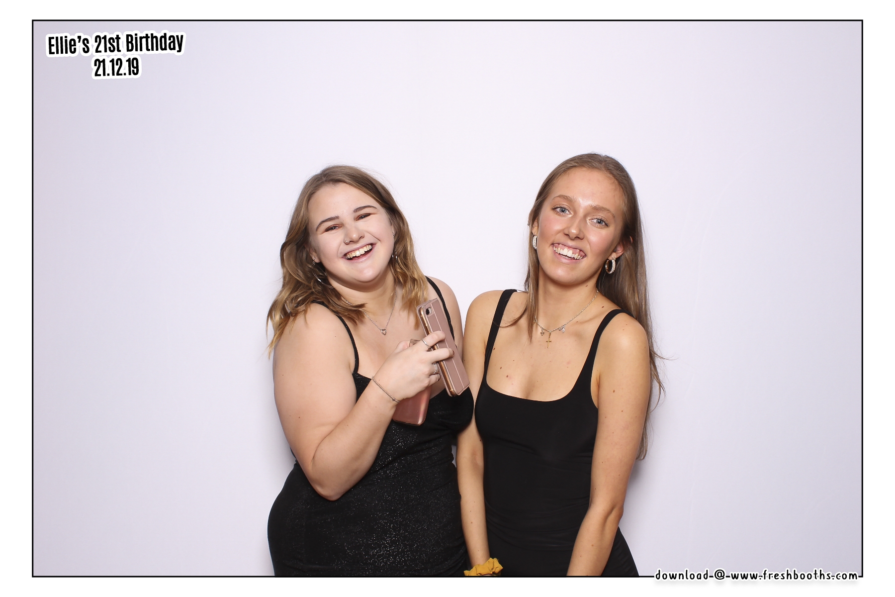 Ellie's 21st Birthday - Classic Open Booth | View more photos from the event at gallery.freshbooths.com/u/FreshBooths/Ellies-21st-Birthday-Classic-Open-Booth