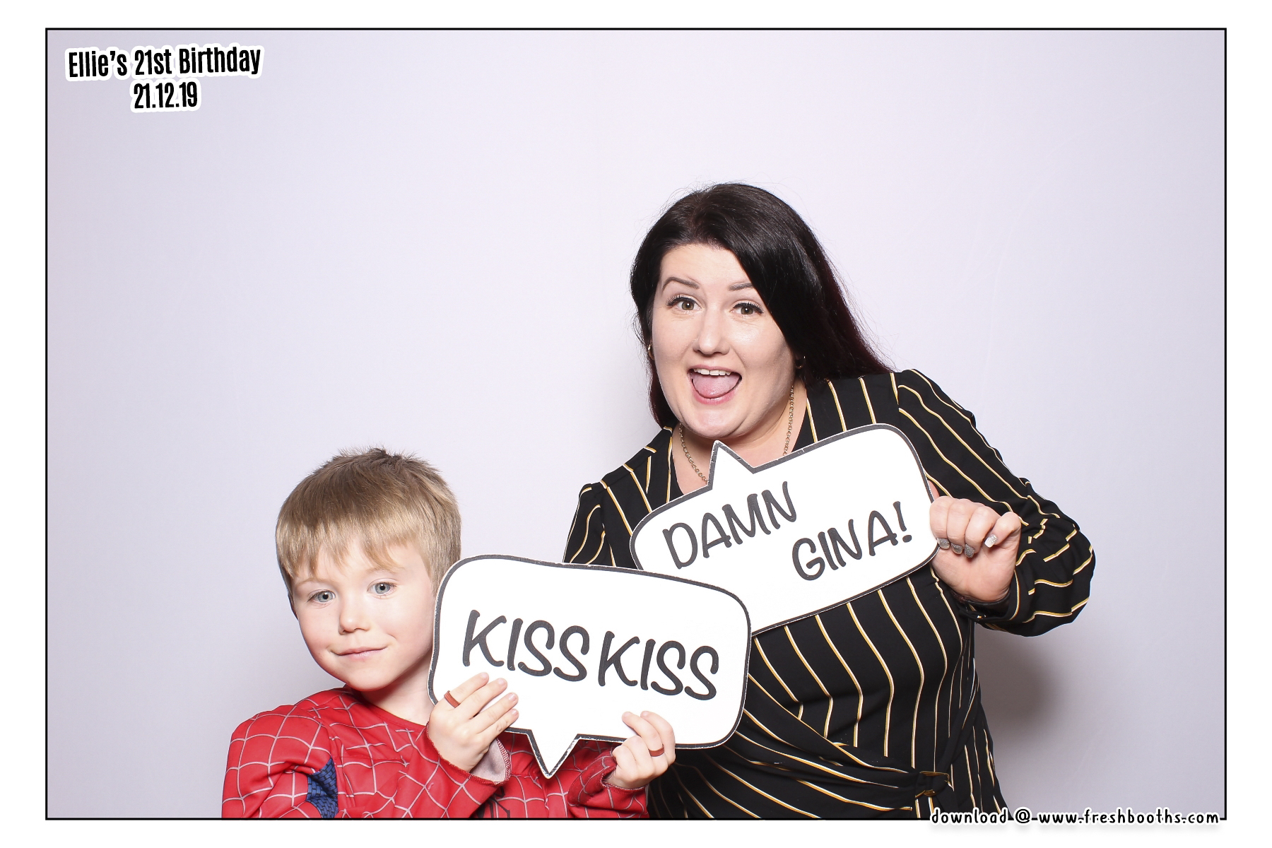 Ellie's 21st Birthday - Classic Open Booth | View more photos from the event at gallery.freshbooths.com/u/FreshBooths/Ellies-21st-Birthday-Classic-Open-Booth