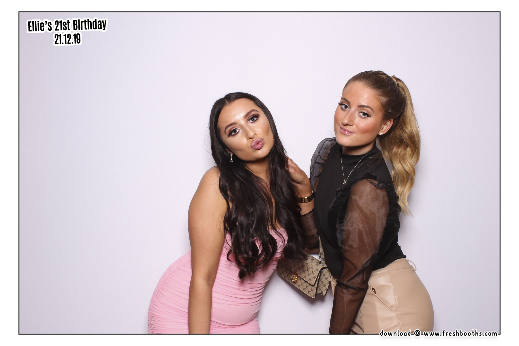 Ellie's 21st Birthday - Classic Open Booth | View more photos from the event at gallery.freshbooths.com/u/FreshBooths/Ellies-21st-Birthday-Classic-Open-Booth