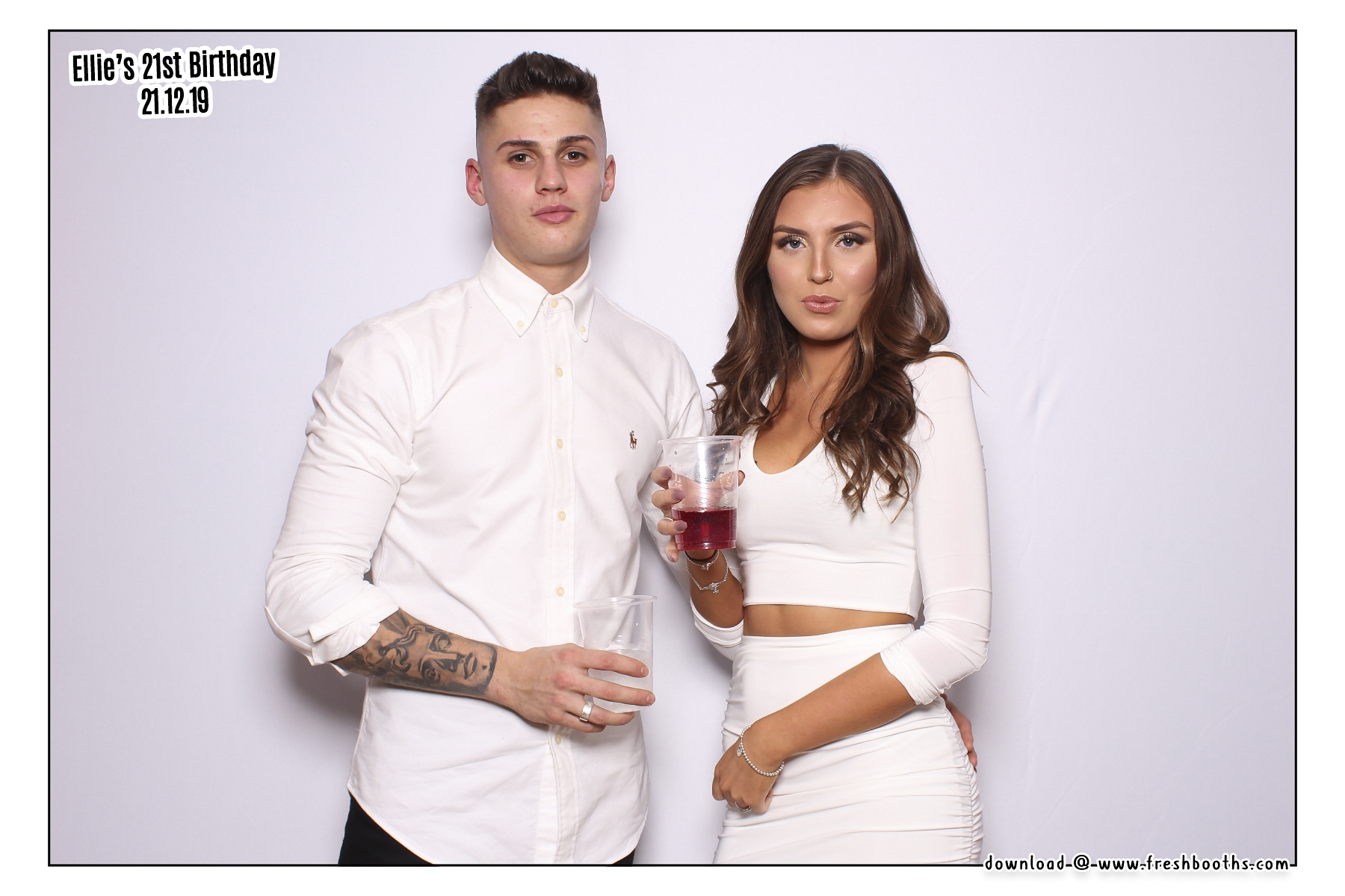 Ellie's 21st Birthday - Classic Open Booth | View more photos from the event at gallery.freshbooths.com/u/FreshBooths/Ellies-21st-Birthday-Classic-Open-Booth