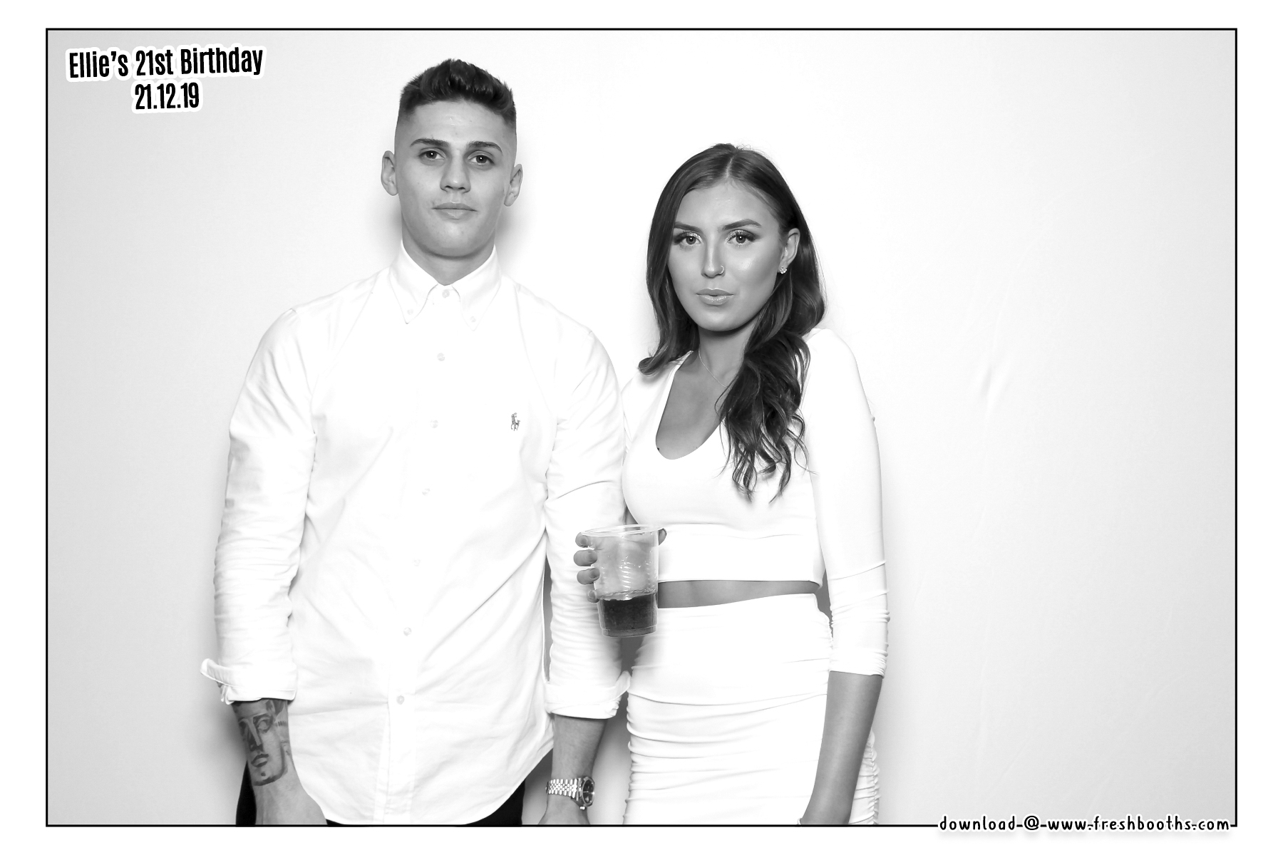 Ellie's 21st Birthday - Classic Open Booth | View more photos from the event at gallery.freshbooths.com/u/FreshBooths/Ellies-21st-Birthday-Classic-Open-Booth