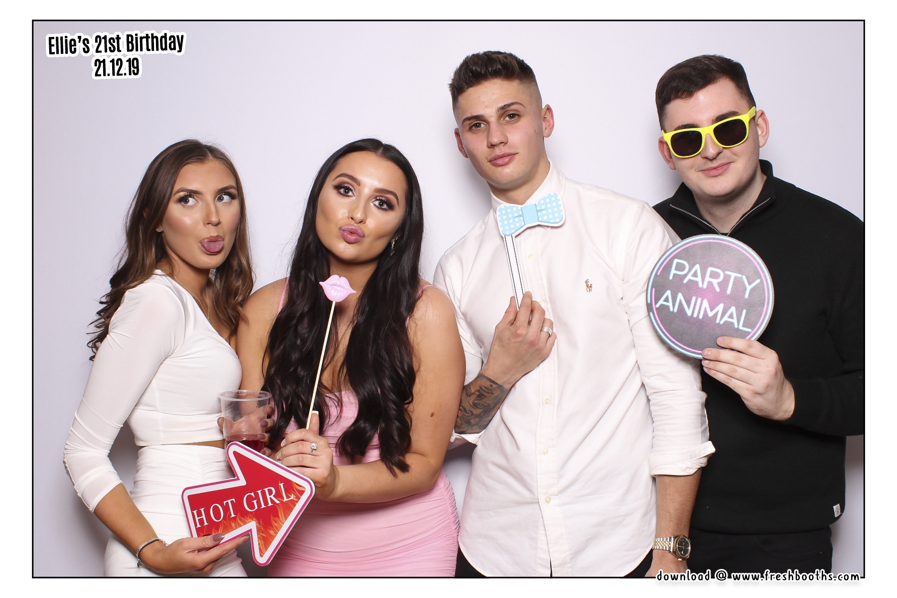 Ellie's 21st Birthday - Classic Open Booth | View more photos from the event at gallery.freshbooths.com/u/FreshBooths/Ellies-21st-Birthday-Classic-Open-Booth