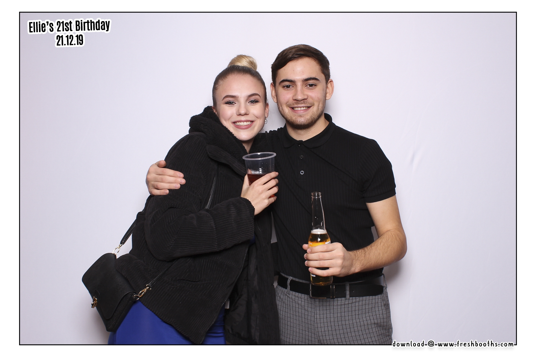 Ellie's 21st Birthday - Classic Open Booth | View more photos from the event at gallery.freshbooths.com/u/FreshBooths/Ellies-21st-Birthday-Classic-Open-Booth