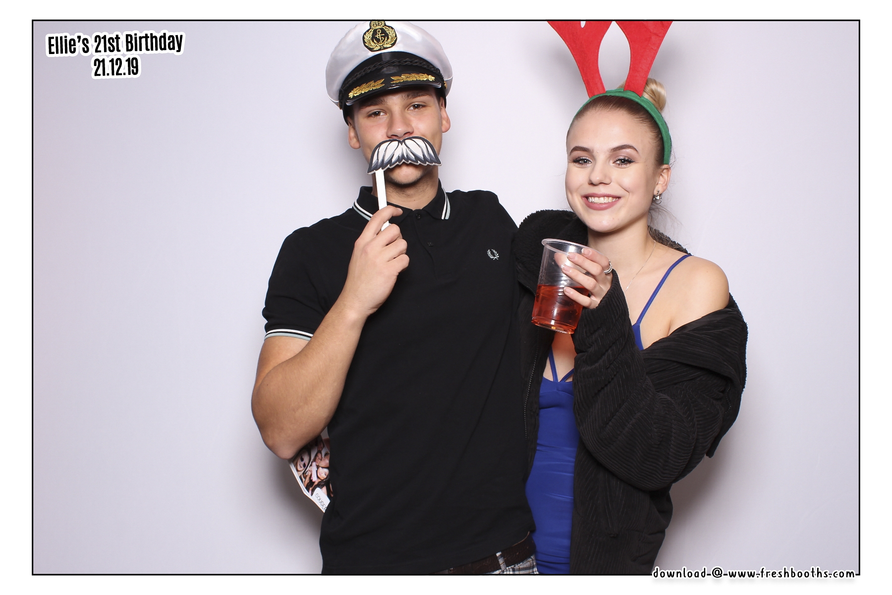 Ellie's 21st Birthday - Classic Open Booth | View more photos from the event at gallery.freshbooths.com/u/FreshBooths/Ellies-21st-Birthday-Classic-Open-Booth