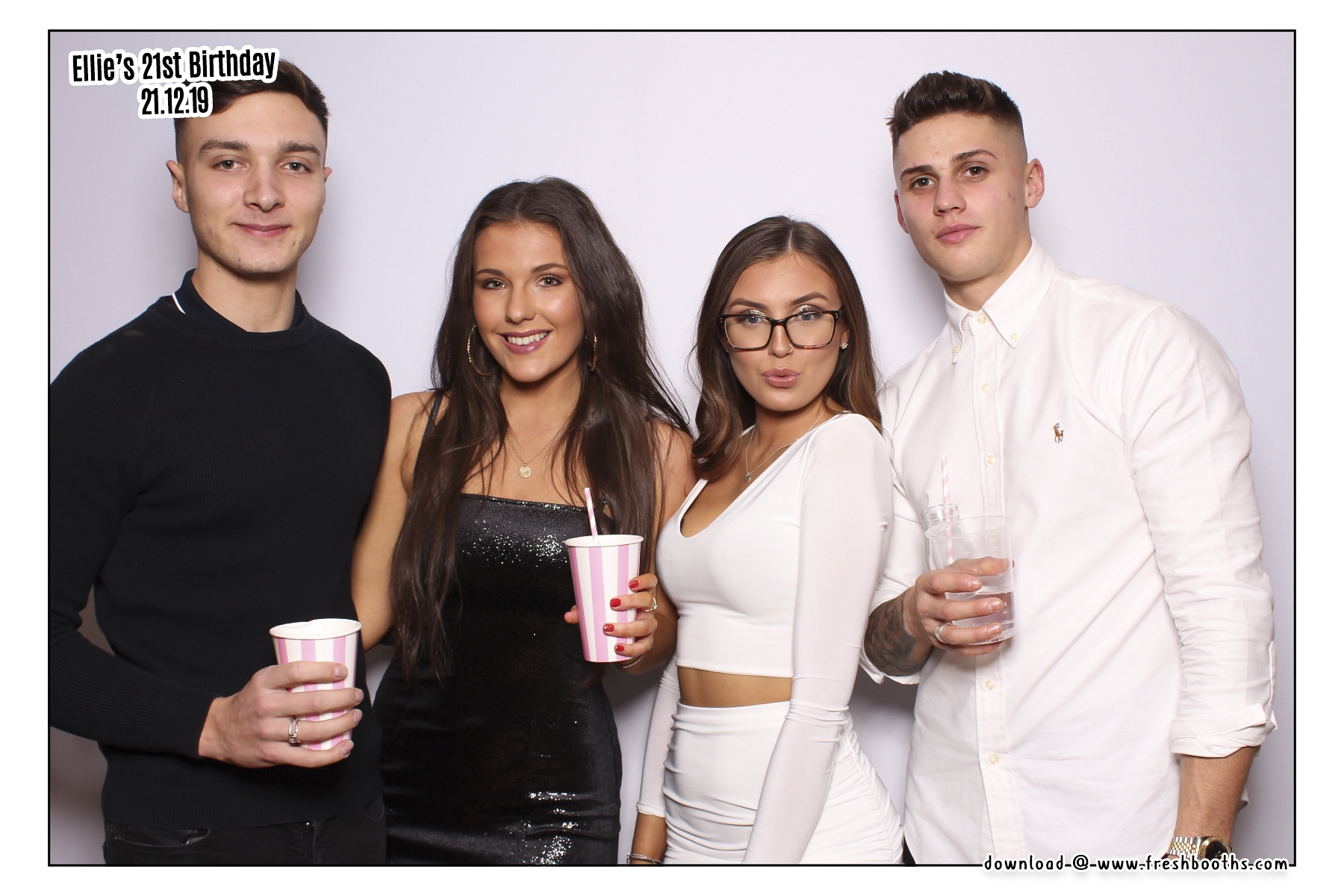Ellie's 21st Birthday - Classic Open Booth | View more photos from the event at gallery.freshbooths.com/u/FreshBooths/Ellies-21st-Birthday-Classic-Open-Booth