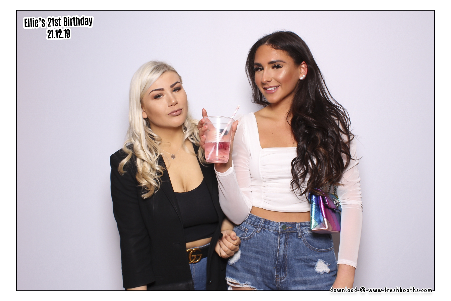 Ellie's 21st Birthday - Classic Open Booth | View more photos from the event at gallery.freshbooths.com/u/FreshBooths/Ellies-21st-Birthday-Classic-Open-Booth