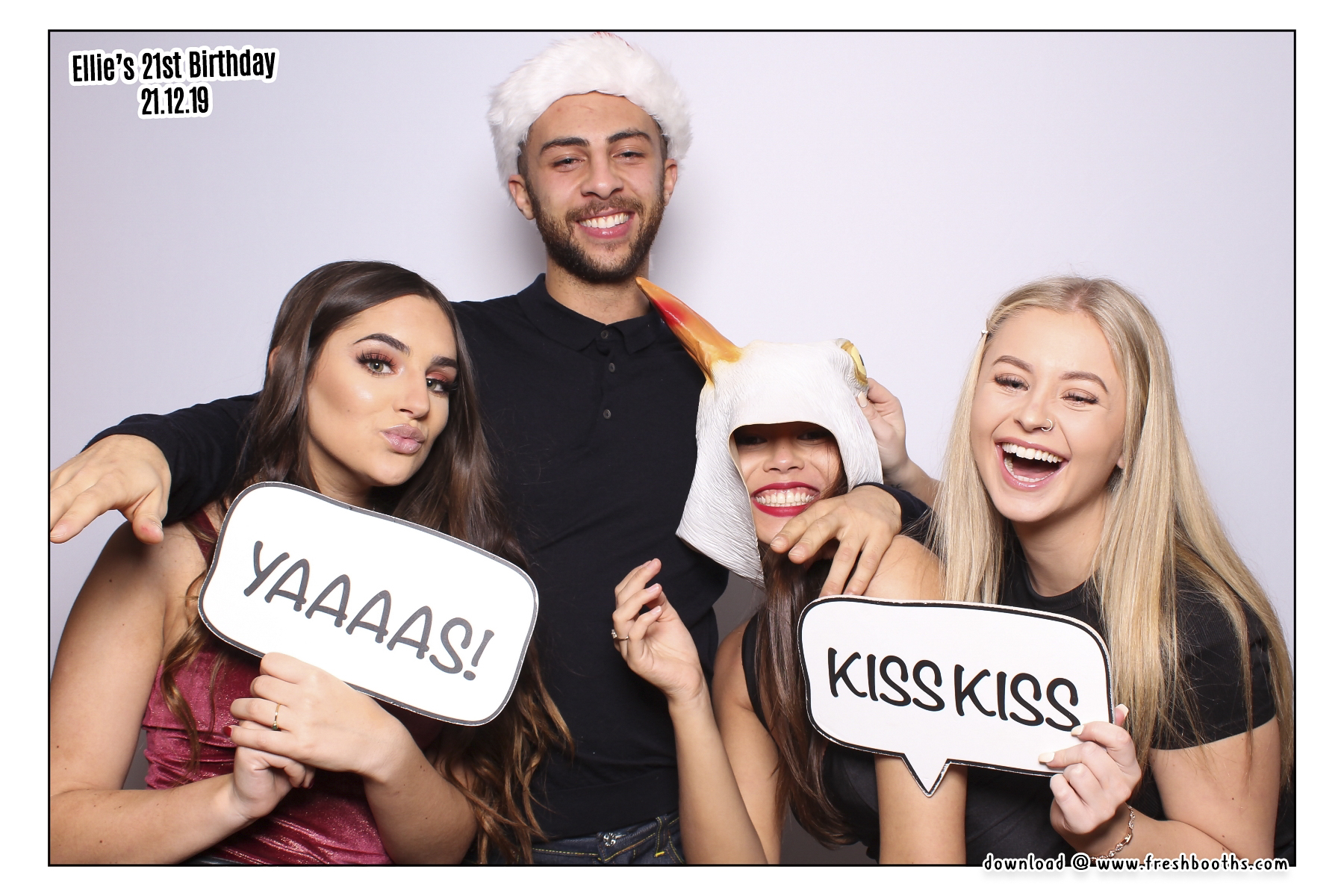 Ellie's 21st Birthday - Classic Open Booth | View more photos from the event at gallery.freshbooths.com/u/FreshBooths/Ellies-21st-Birthday-Classic-Open-Booth