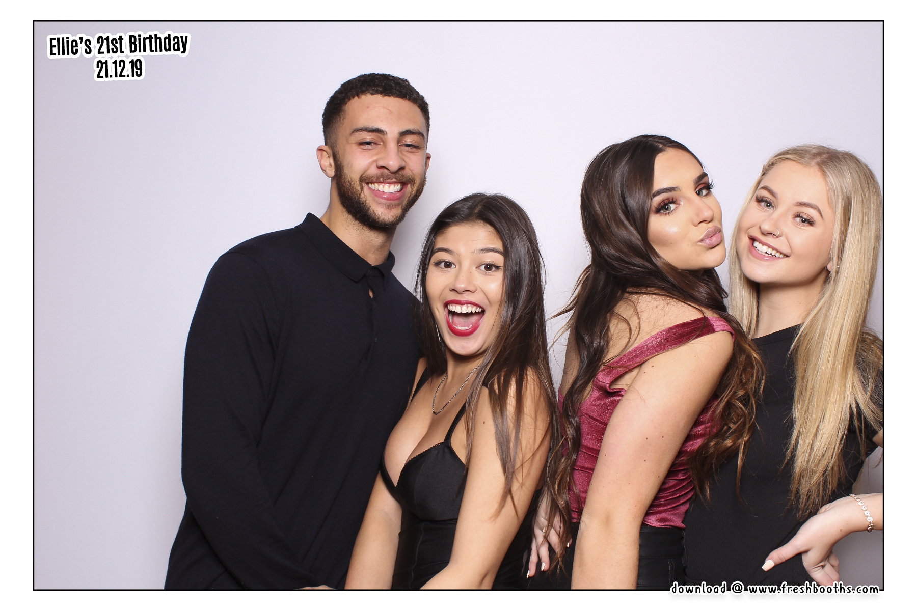 Ellie's 21st Birthday - Classic Open Booth | View more photos from the event at gallery.freshbooths.com/u/FreshBooths/Ellies-21st-Birthday-Classic-Open-Booth