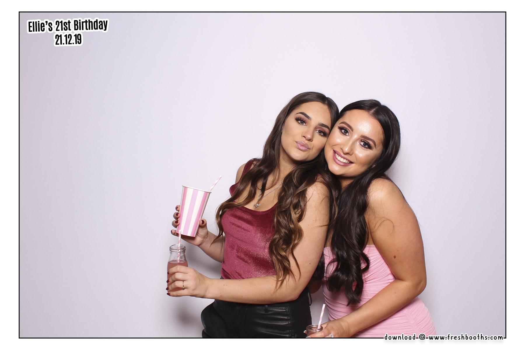 Ellie's 21st Birthday - Classic Open Booth | View more photos from the event at gallery.freshbooths.com/u/FreshBooths/Ellies-21st-Birthday-Classic-Open-Booth