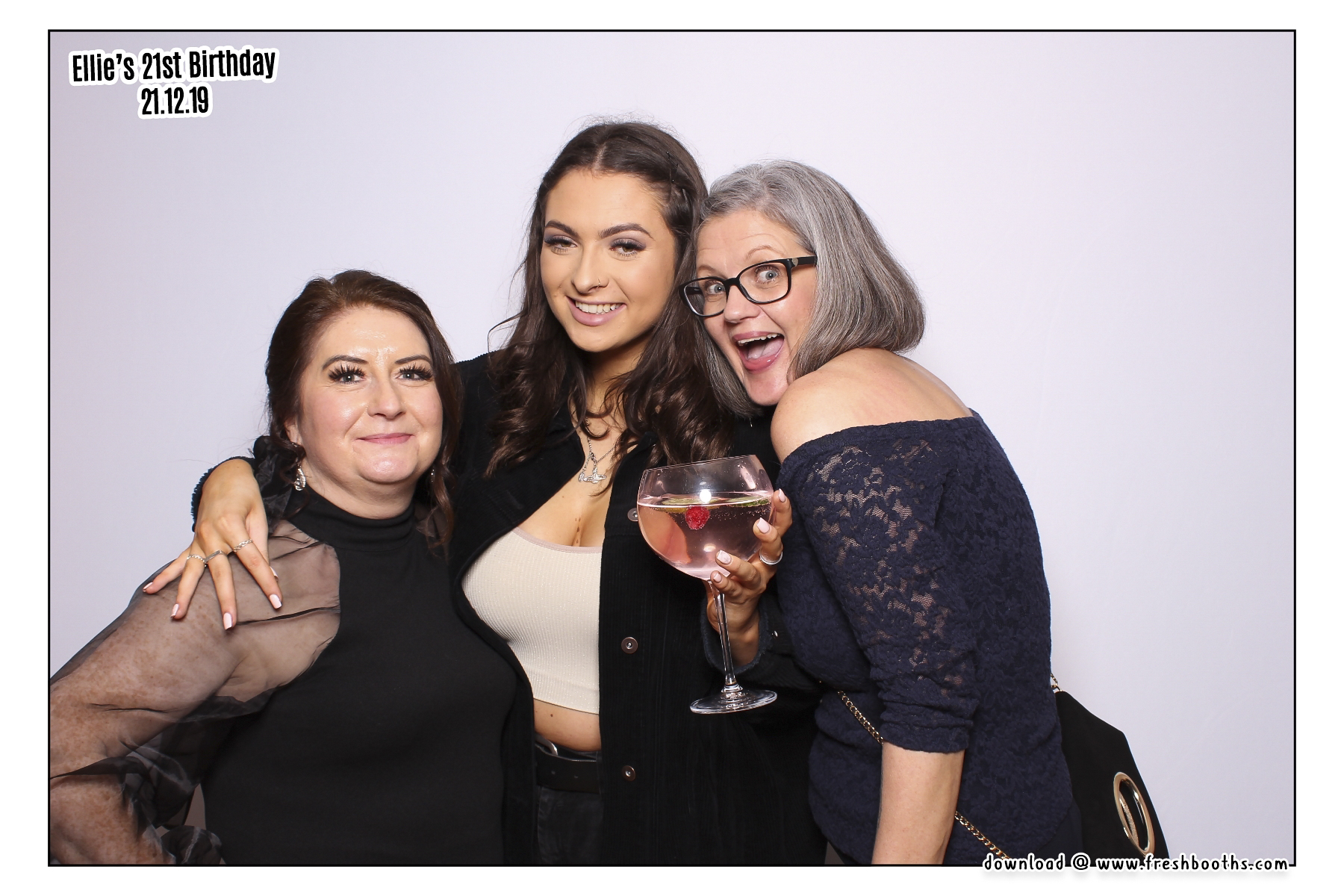 Ellie's 21st Birthday - Classic Open Booth | View more photos from the event at gallery.freshbooths.com/u/FreshBooths/Ellies-21st-Birthday-Classic-Open-Booth