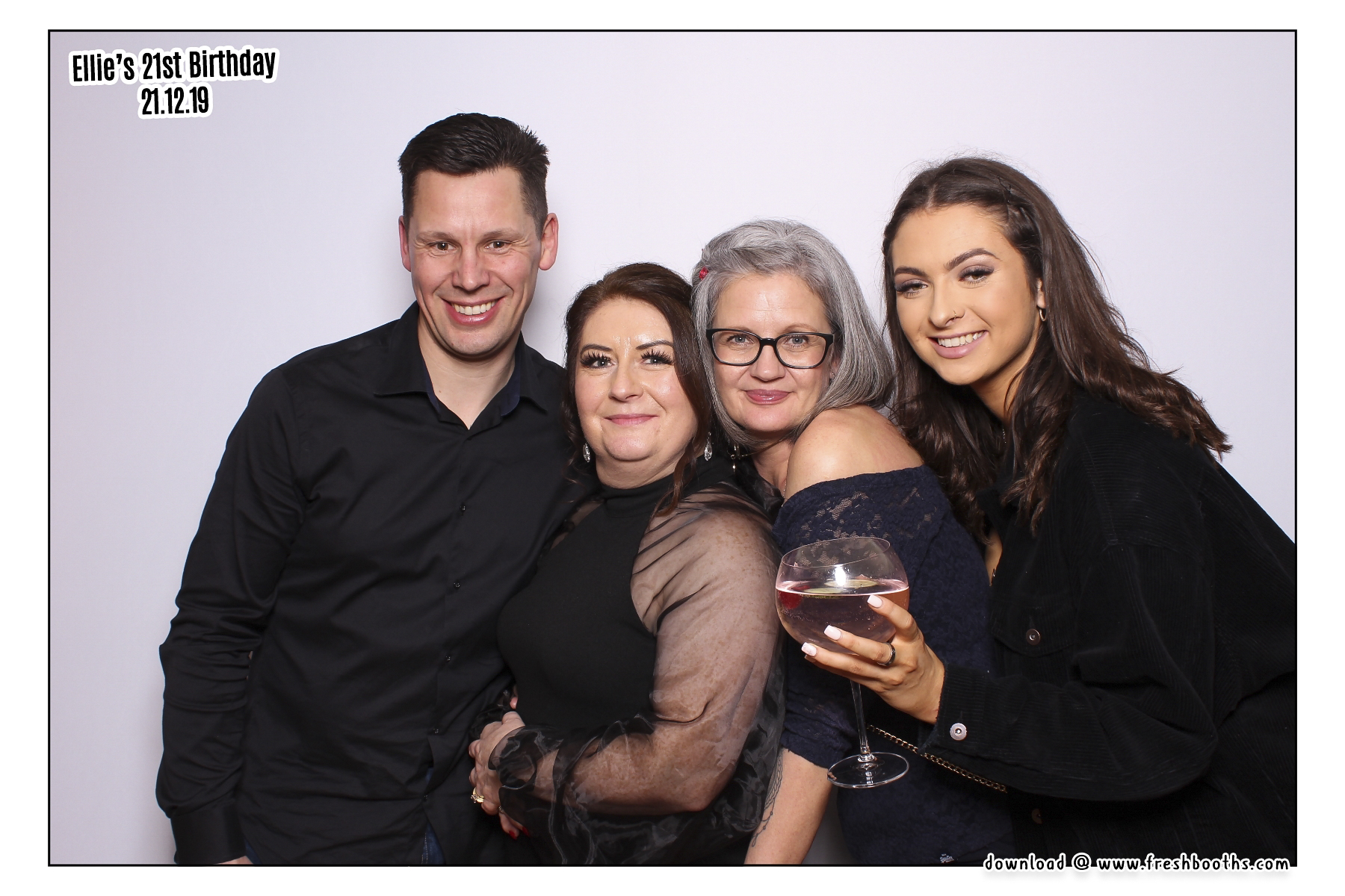 Ellie's 21st Birthday - Classic Open Booth | View more photos from the event at gallery.freshbooths.com/u/FreshBooths/Ellies-21st-Birthday-Classic-Open-Booth