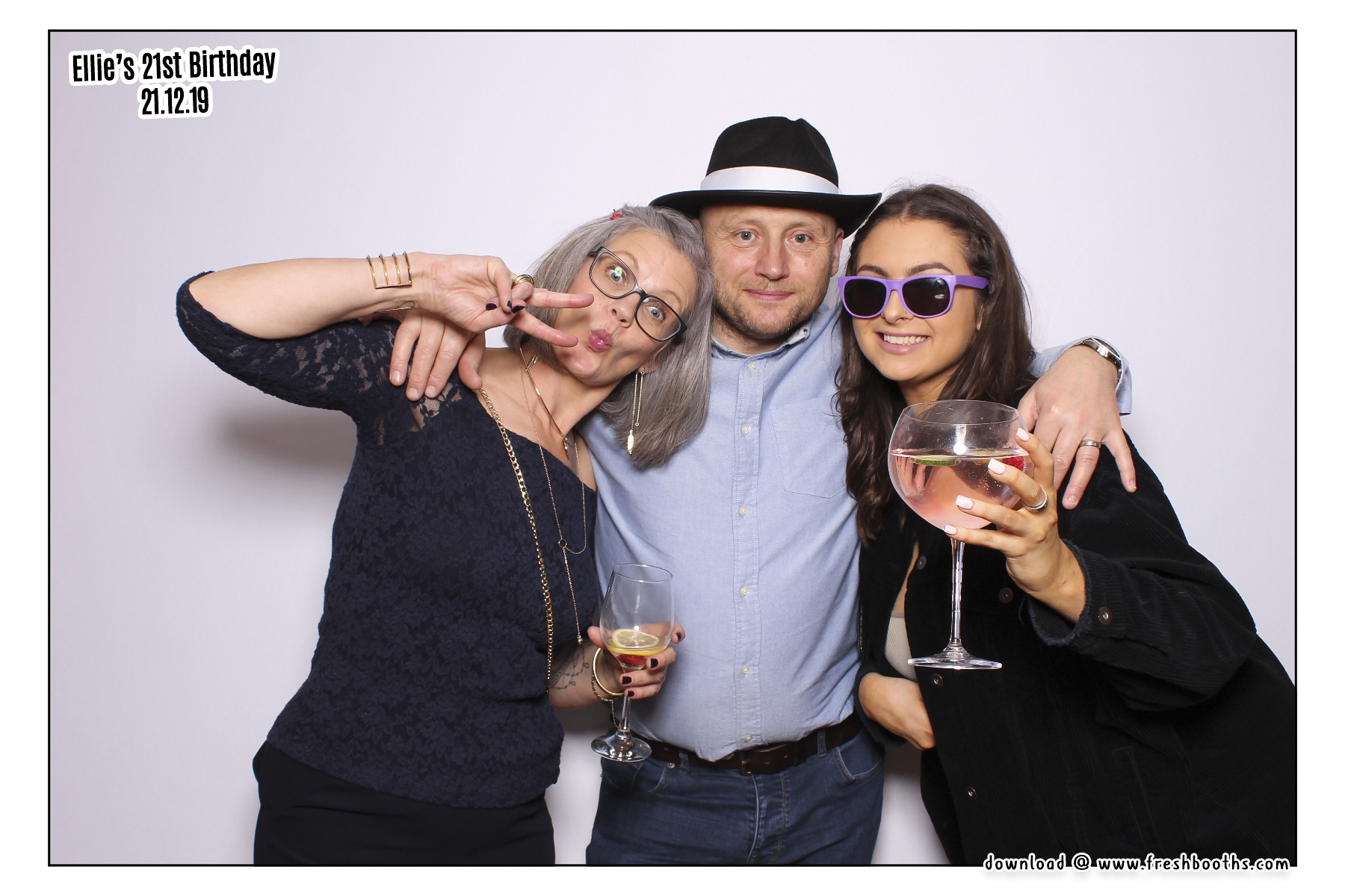 Ellie's 21st Birthday - Classic Open Booth | View more photos from the event at gallery.freshbooths.com/u/FreshBooths/Ellies-21st-Birthday-Classic-Open-Booth