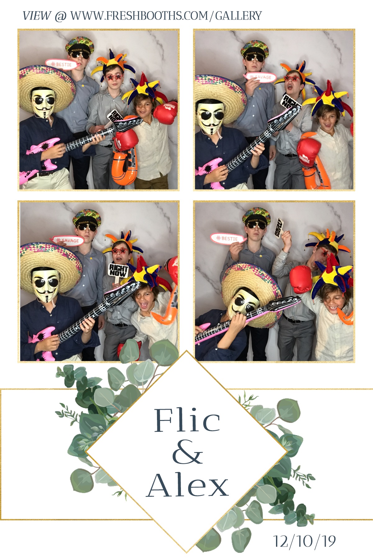 Felicity and Alex's Wedding - GIF Station | View more photos from the event at gallery.freshbooths.com/u/FreshBooths/Felicity-and-Alexs-Wedding-GIF-Station