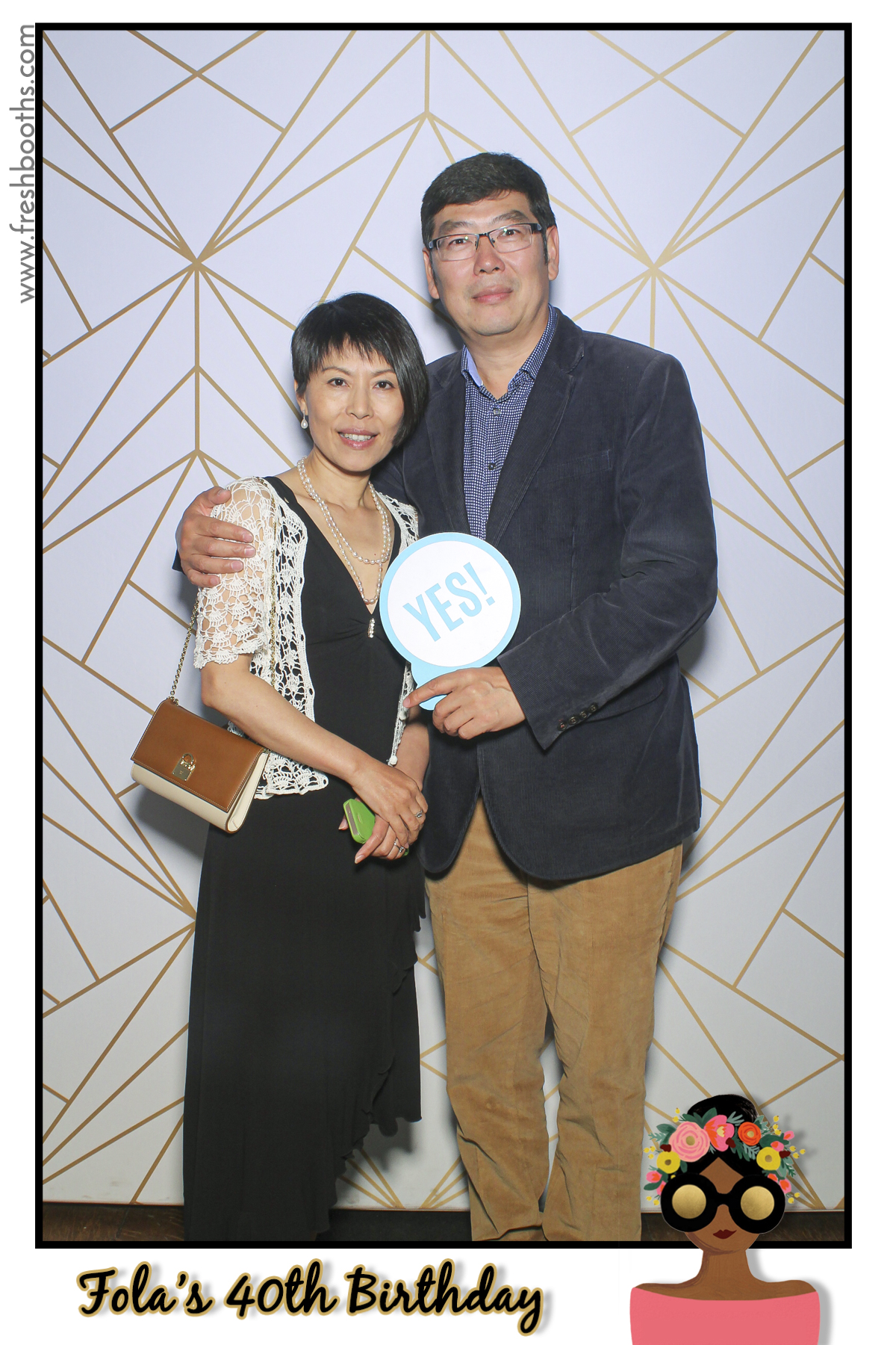 Fola's 40th Birthday Party - Selfie Mirror | View more photos from the event at gallery.freshbooths.com/u/FreshBooths/Folas-40th-Birthday-Party-Selfie-Mirror