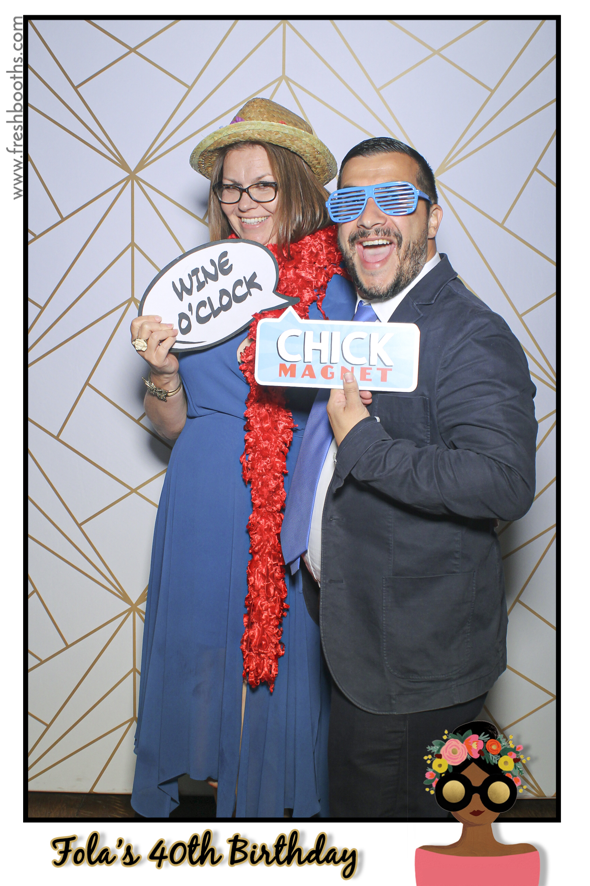 Fola's 40th Birthday Party - Selfie Mirror | View more photos from the event at gallery.freshbooths.com/u/FreshBooths/Folas-40th-Birthday-Party-Selfie-Mirror
