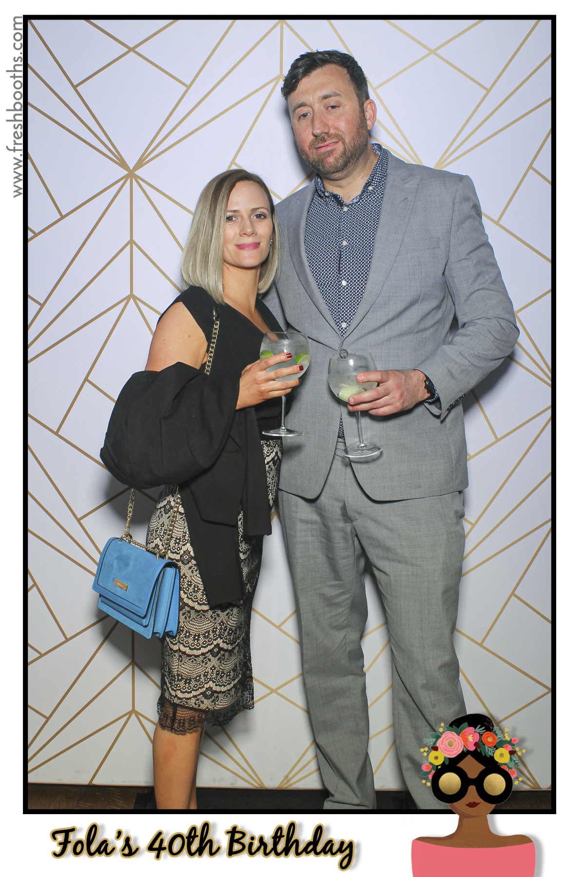 Fola's 40th Birthday Party - Selfie Mirror | View more photos from the event at gallery.freshbooths.com/u/FreshBooths/Folas-40th-Birthday-Party-Selfie-Mirror