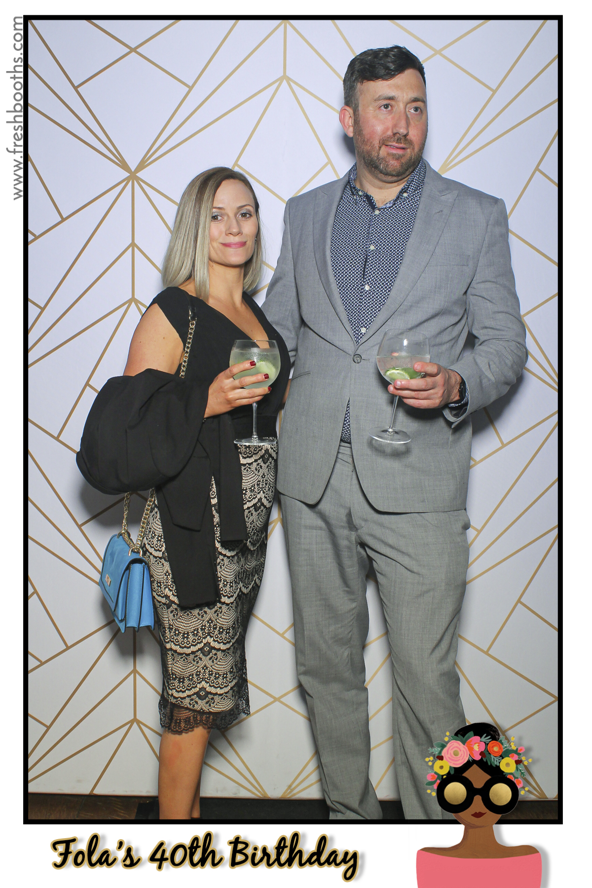 Fola's 40th Birthday Party - Selfie Mirror | View more photos from the event at gallery.freshbooths.com/u/FreshBooths/Folas-40th-Birthday-Party-Selfie-Mirror