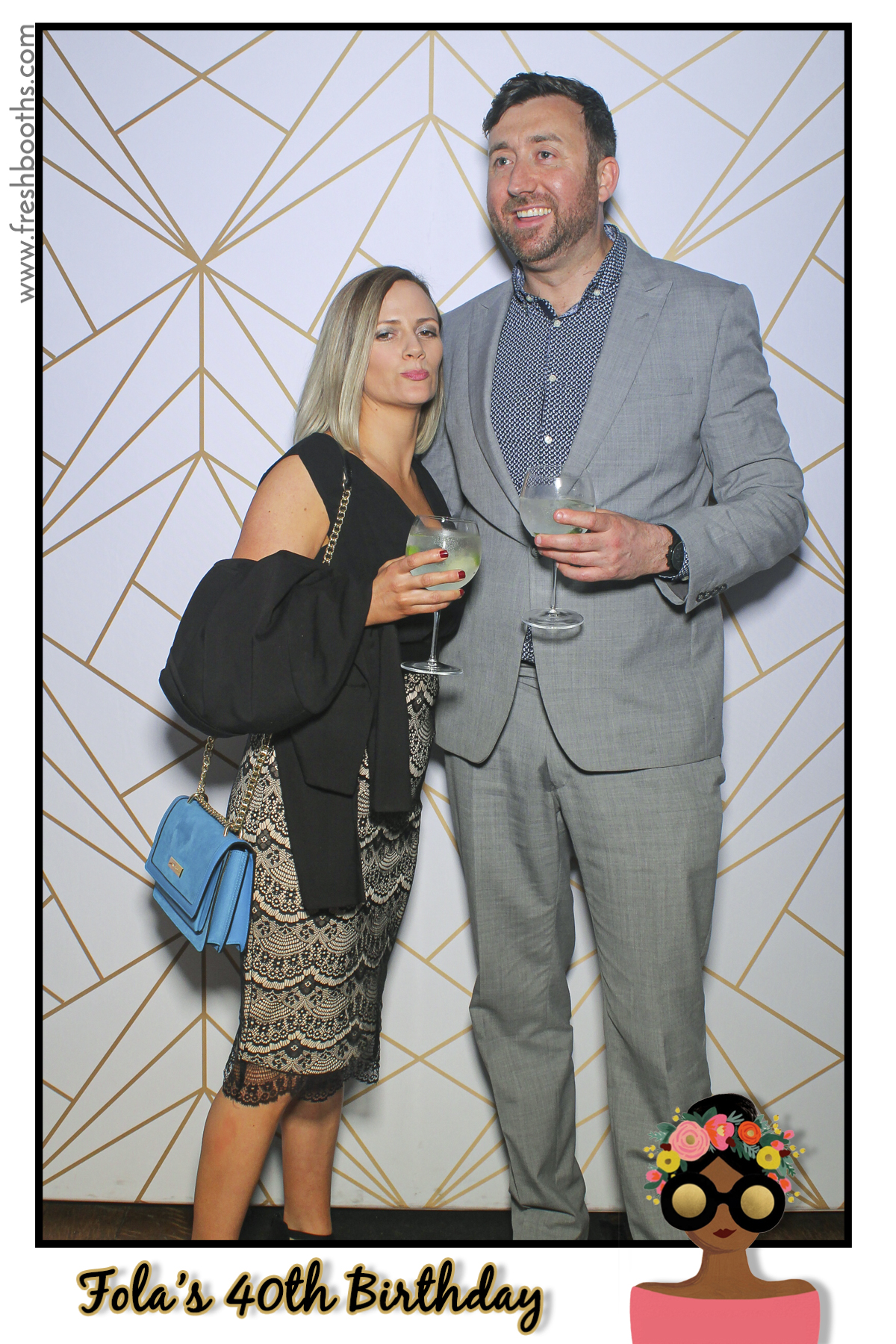Fola's 40th Birthday Party - Selfie Mirror | View more photos from the event at gallery.freshbooths.com/u/FreshBooths/Folas-40th-Birthday-Party-Selfie-Mirror
