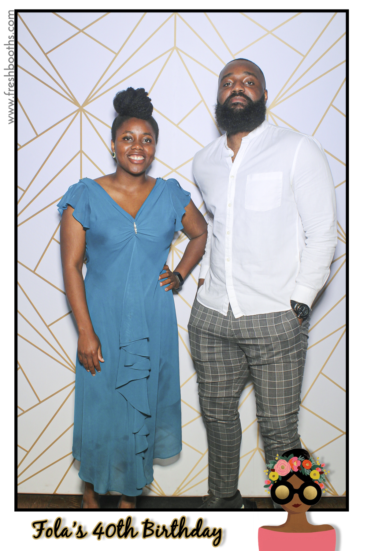 Fola's 40th Birthday Party - Selfie Mirror | View more photos from the event at gallery.freshbooths.com/u/FreshBooths/Folas-40th-Birthday-Party-Selfie-Mirror