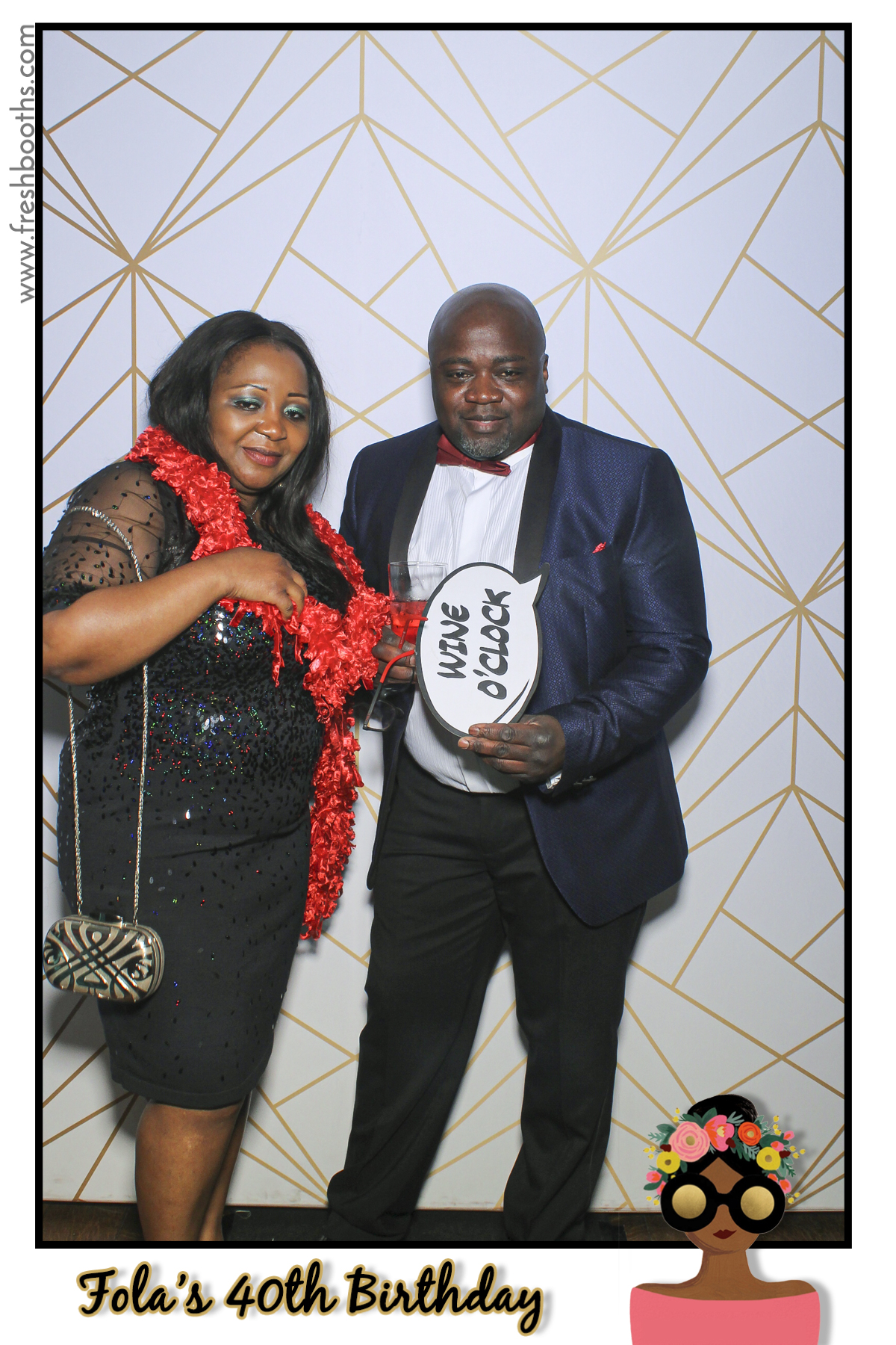 Fola's 40th Birthday Party - Selfie Mirror | View more photos from the event at gallery.freshbooths.com/u/FreshBooths/Folas-40th-Birthday-Party-Selfie-Mirror