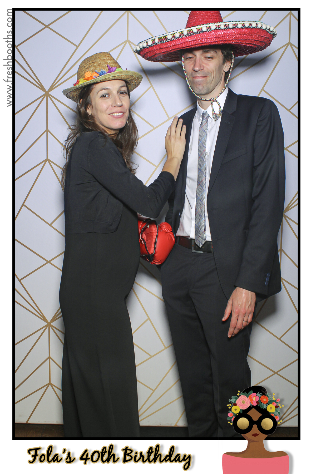 Fola's 40th Birthday Party - Selfie Mirror | View more photos from the event at gallery.freshbooths.com/u/FreshBooths/Folas-40th-Birthday-Party-Selfie-Mirror