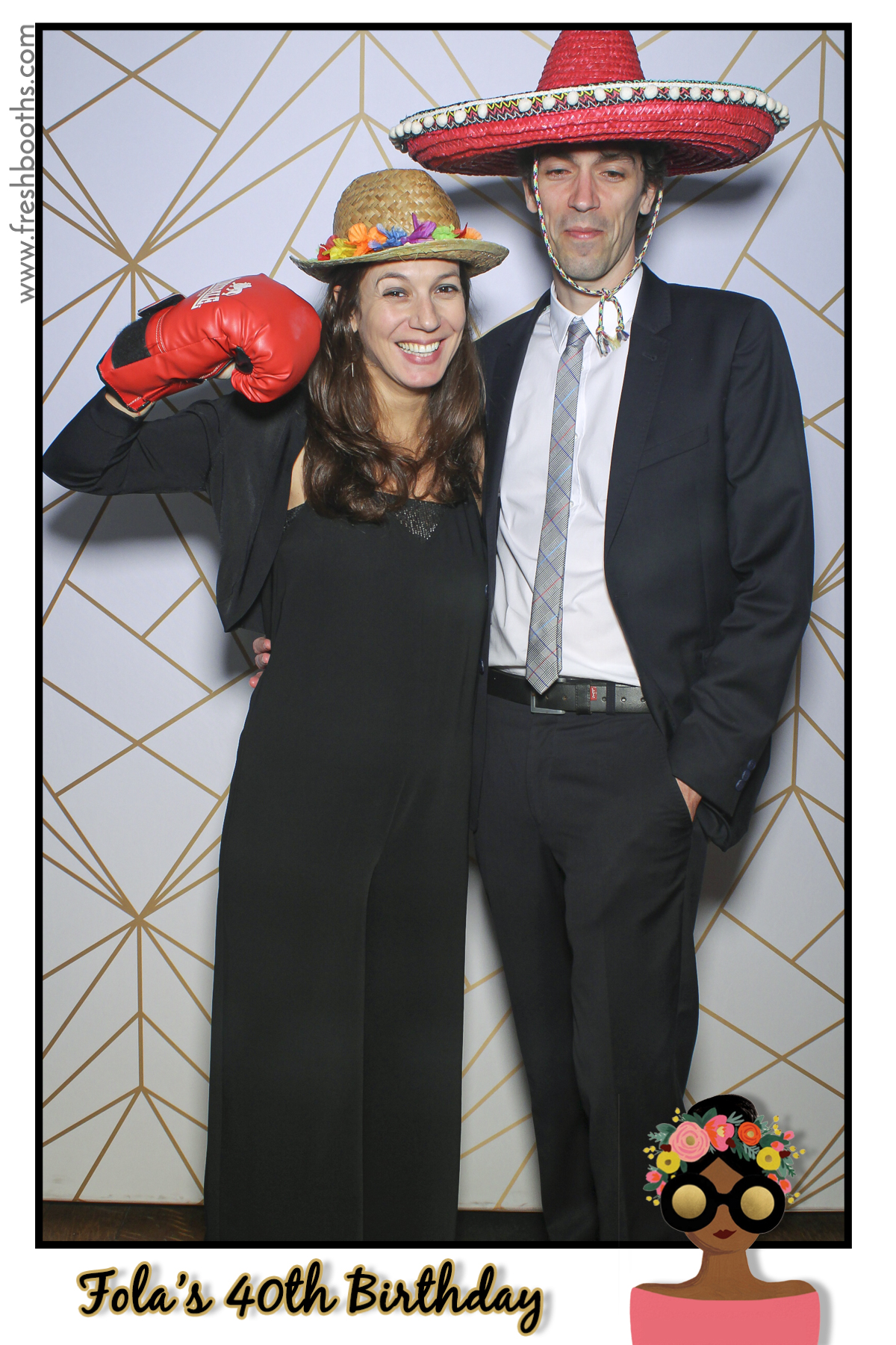 Fola's 40th Birthday Party - Selfie Mirror | View more photos from the event at gallery.freshbooths.com/u/FreshBooths/Folas-40th-Birthday-Party-Selfie-Mirror