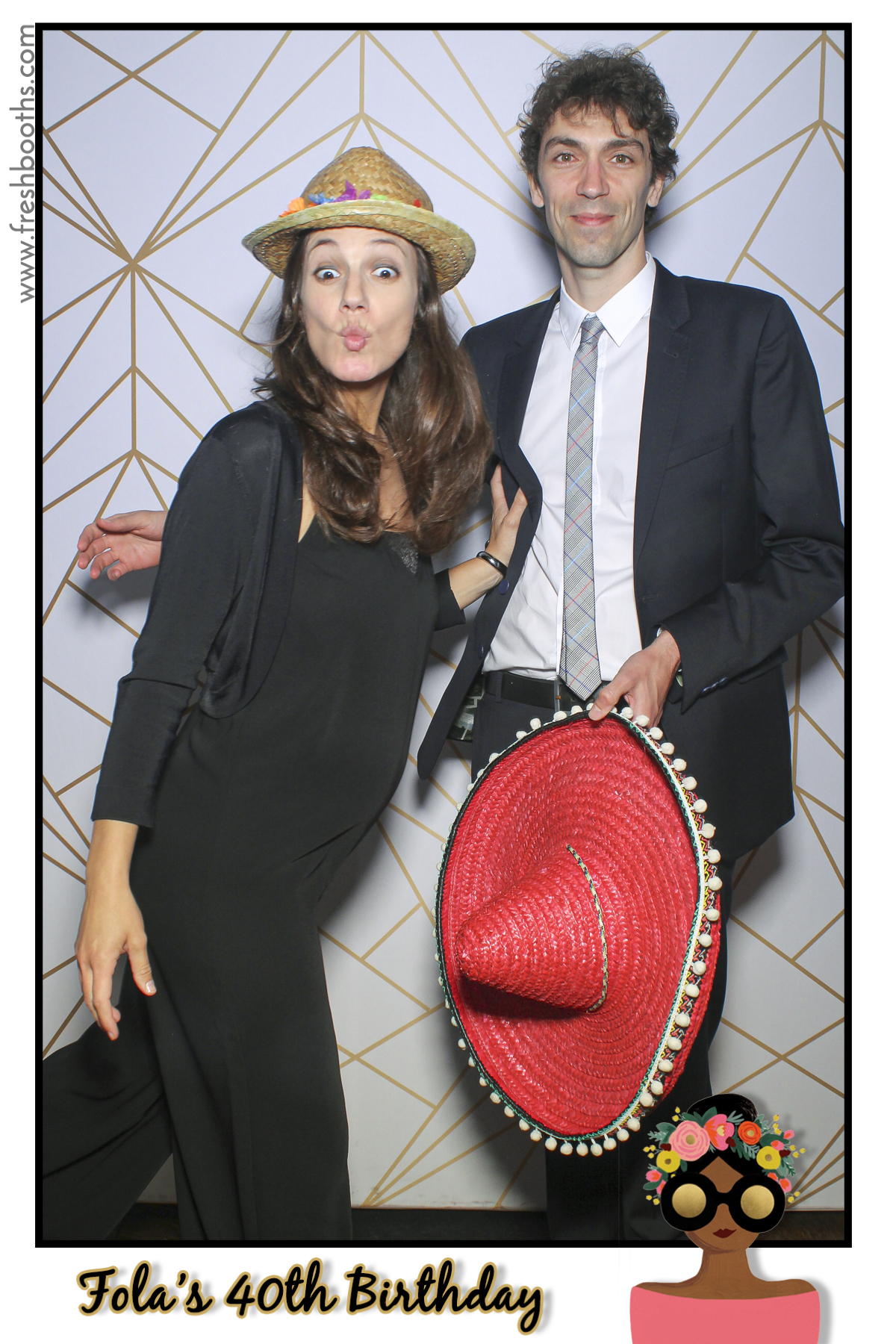 Fola's 40th Birthday Party - Selfie Mirror | View more photos from the event at gallery.freshbooths.com/u/FreshBooths/Folas-40th-Birthday-Party-Selfie-Mirror