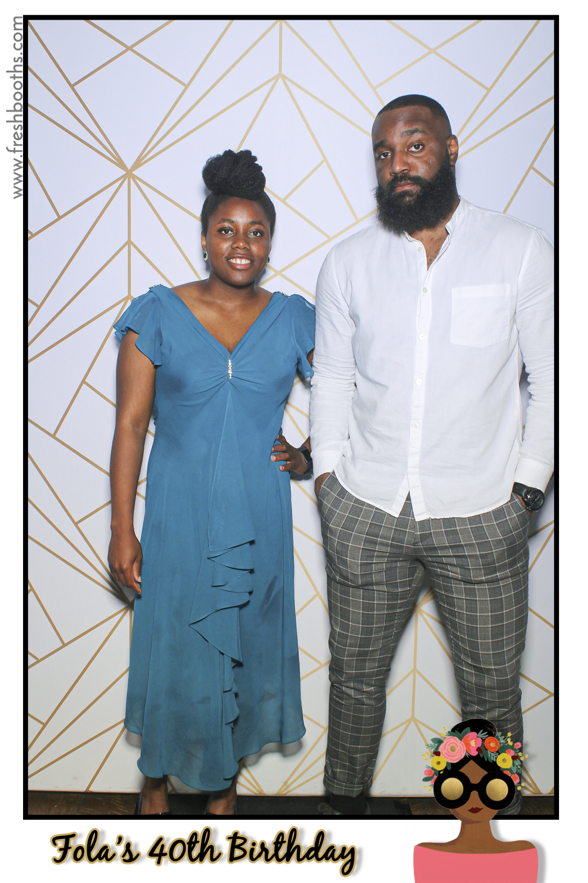 Fola's 40th Birthday Party - Selfie Mirror | View more photos from the event at gallery.freshbooths.com/u/FreshBooths/Folas-40th-Birthday-Party-Selfie-Mirror