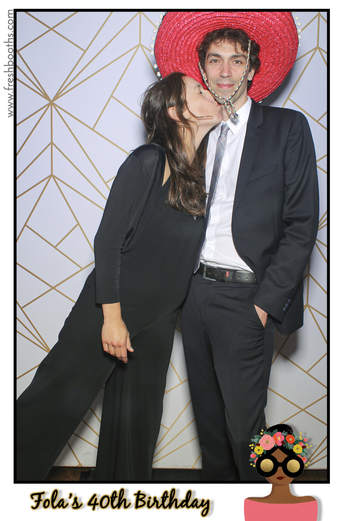 Fola's 40th Birthday Party - Selfie Mirror | View more photos from the event at gallery.freshbooths.com/u/FreshBooths/Folas-40th-Birthday-Party-Selfie-Mirror