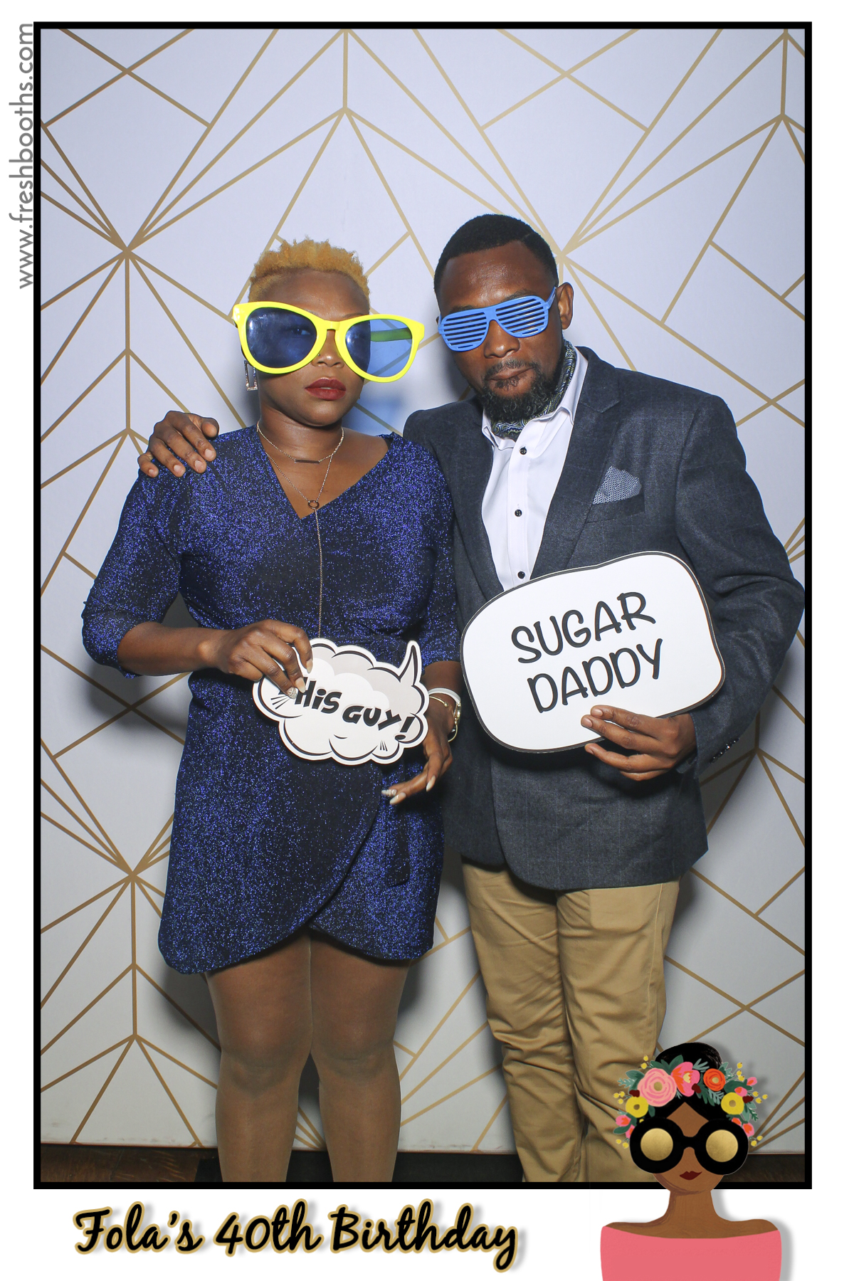 Fola's 40th Birthday Party - Selfie Mirror | View more photos from the event at gallery.freshbooths.com/u/FreshBooths/Folas-40th-Birthday-Party-Selfie-Mirror