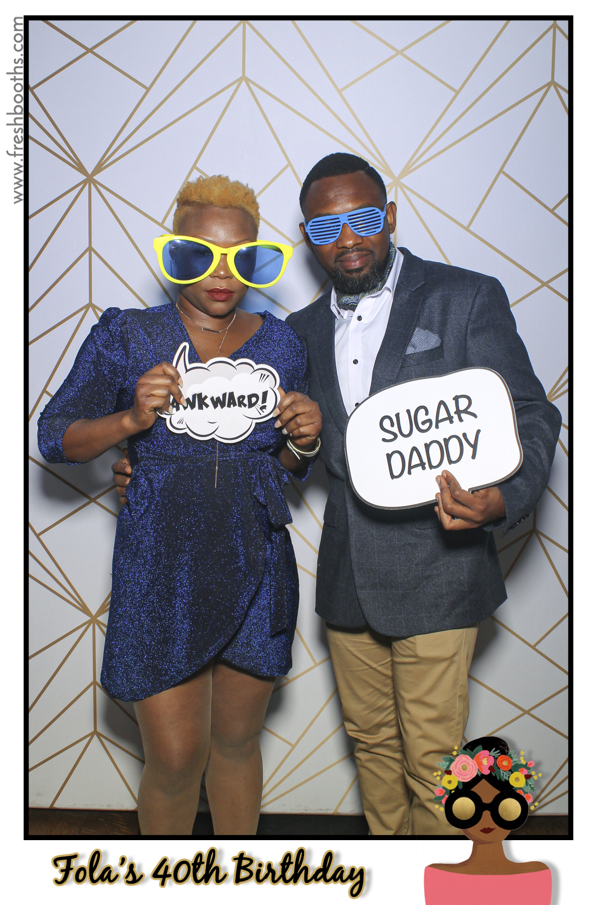 Fola's 40th Birthday Party - Selfie Mirror | View more photos from the event at gallery.freshbooths.com/u/FreshBooths/Folas-40th-Birthday-Party-Selfie-Mirror